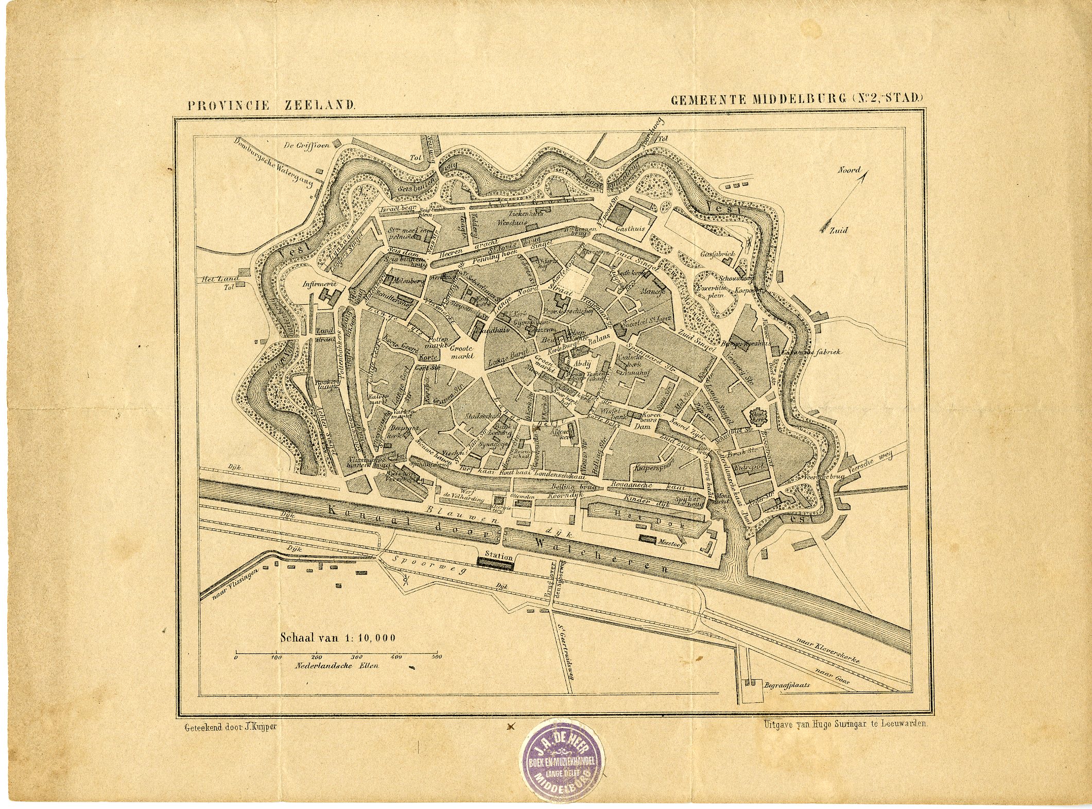, Kuyper city plans – The Netherlands – 2, Pictura Antique Prints