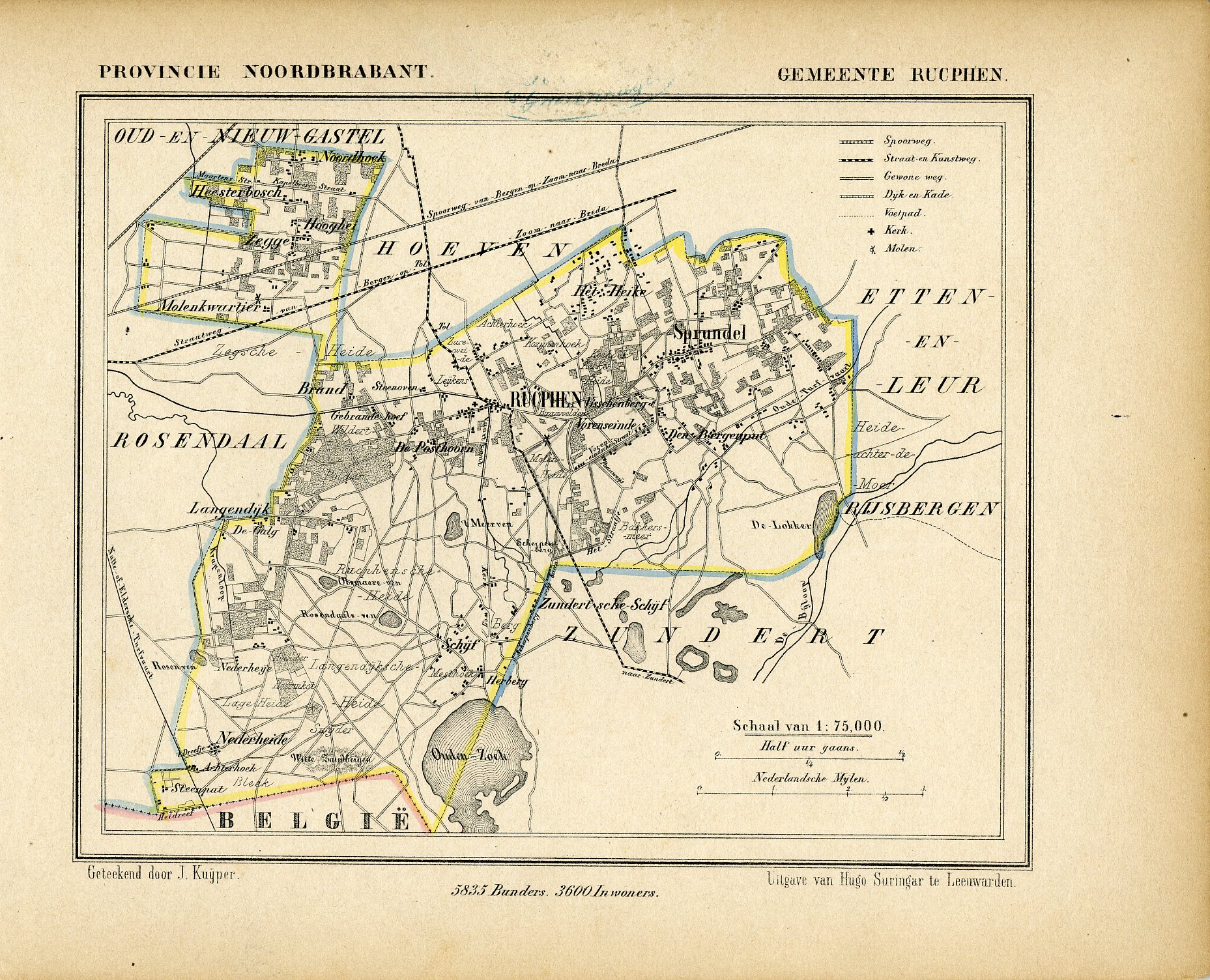 , Kuyper city plans – The Netherlands – 2, Pictura Antique Prints