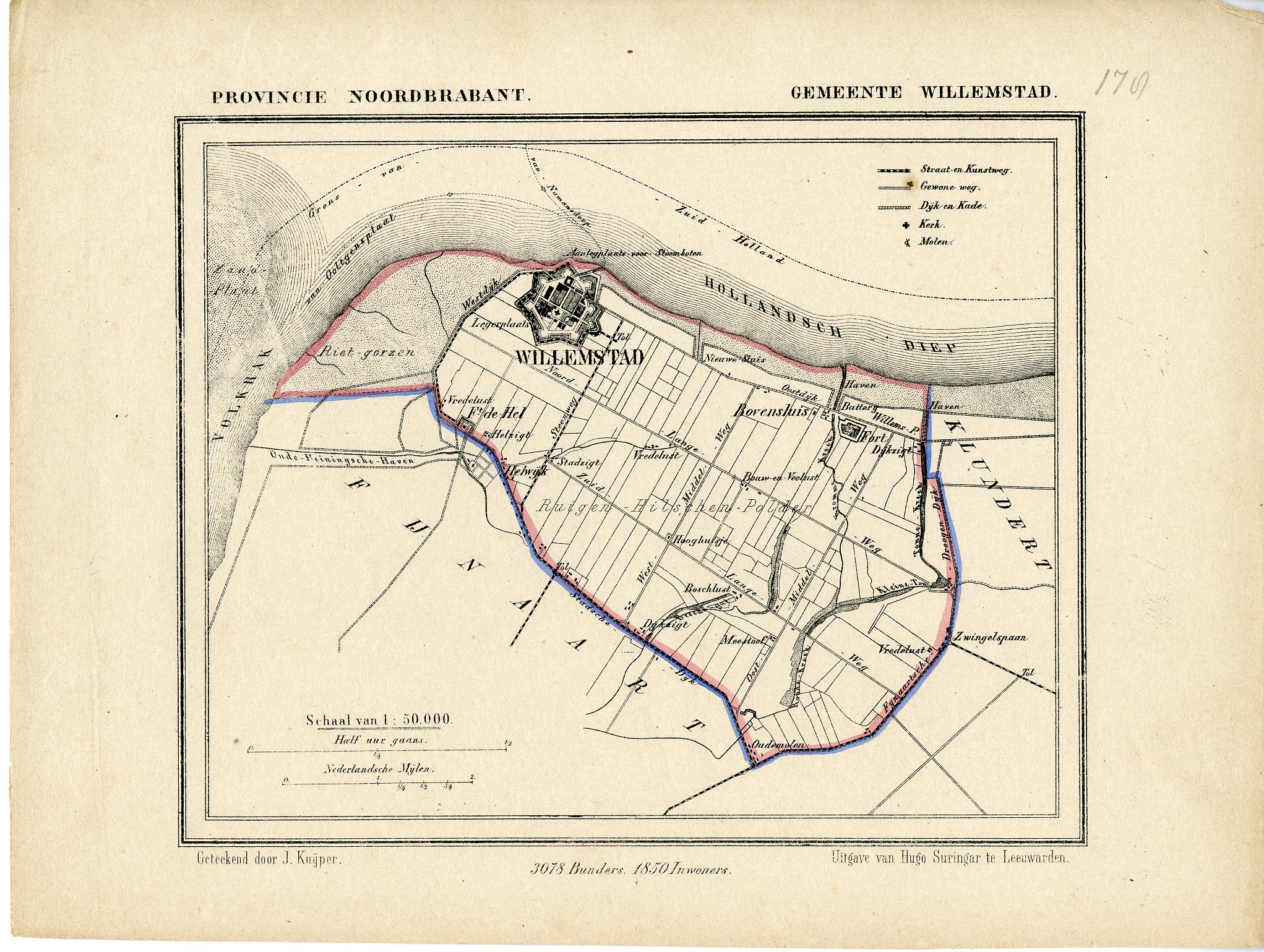 , Kuyper city plans – The Netherlands – 2, Pictura Antique Prints