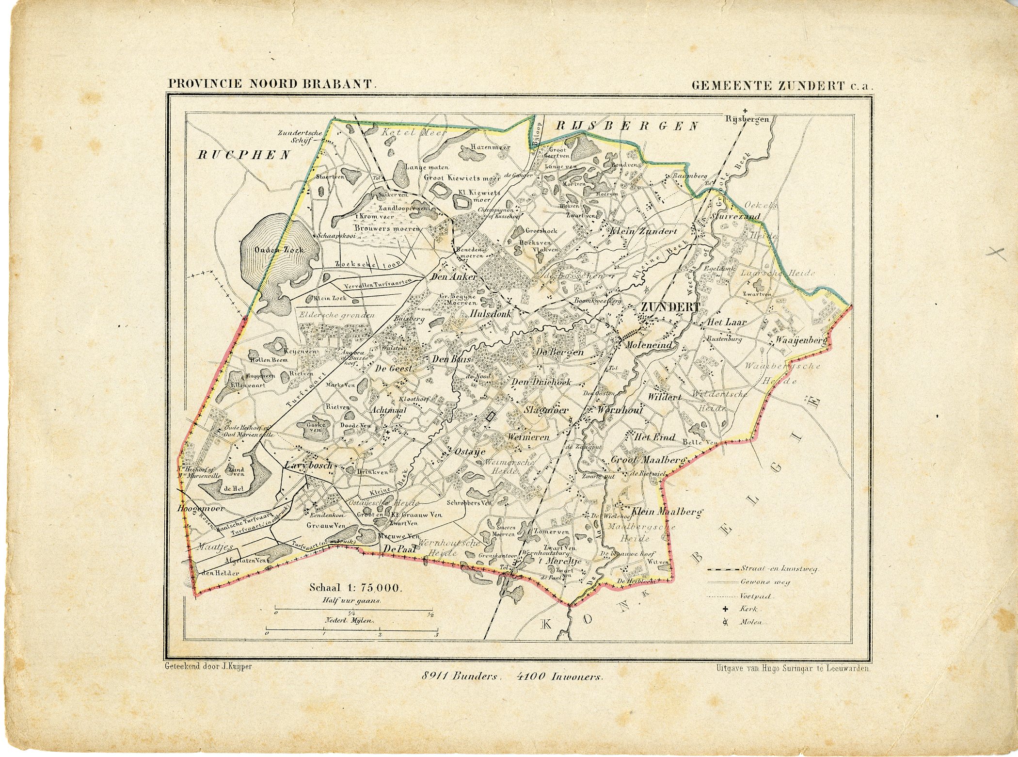 , Kuyper city plans – The Netherlands – 2, Pictura Antique Prints