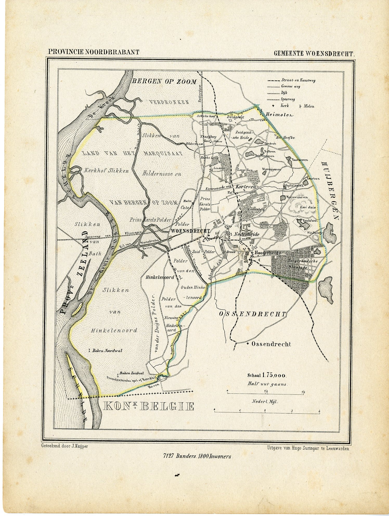 , Kuyper city plans – The Netherlands – 2, Pictura Antique Prints