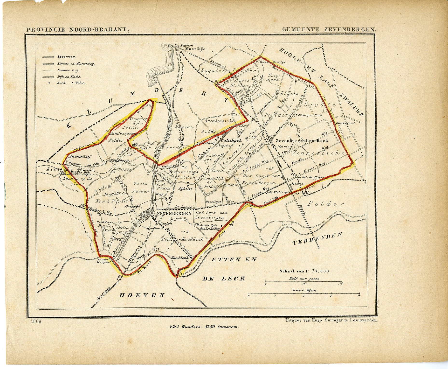 , Kuyper city plans – The Netherlands – 2, Pictura Antique Prints