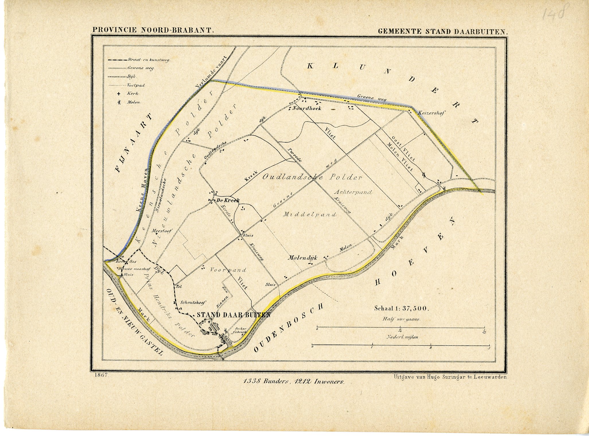 , Kuyper city plans – The Netherlands – 2, Pictura Antique Prints