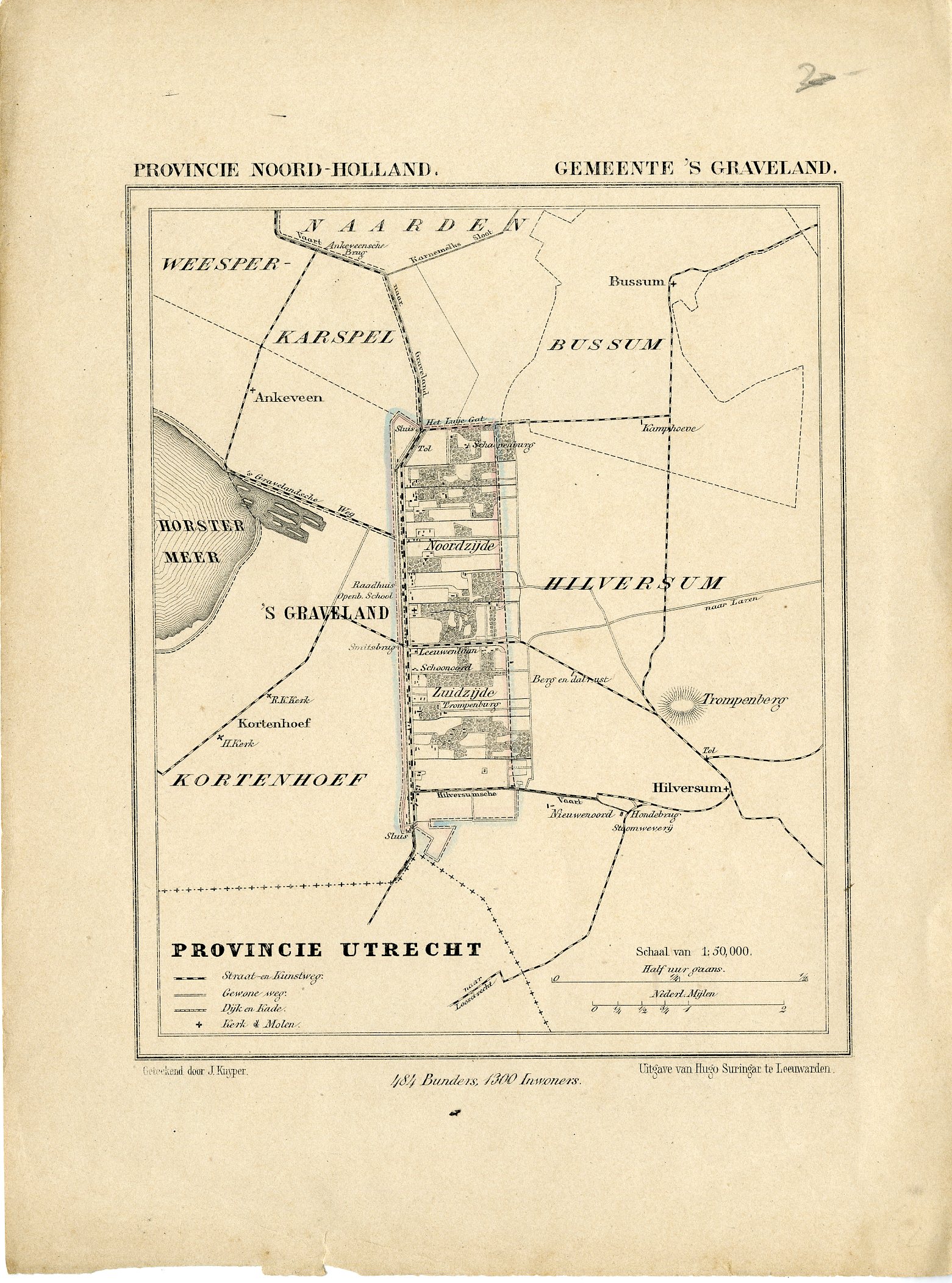 , Kuyper city plans – The Netherlands – 2, Pictura Antique Prints