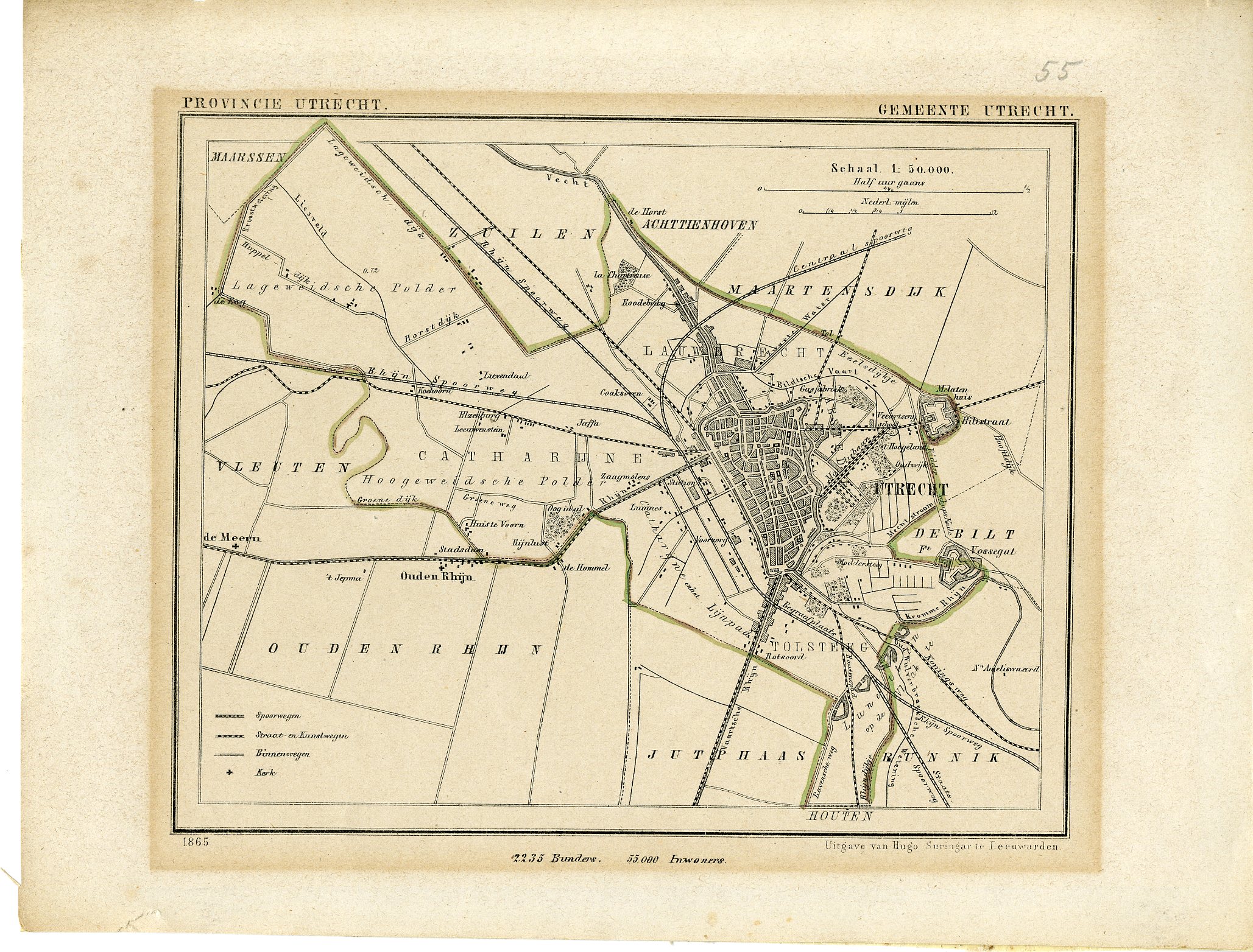 , Kuyper city plans – The Netherlands – 2, Pictura Antique Prints