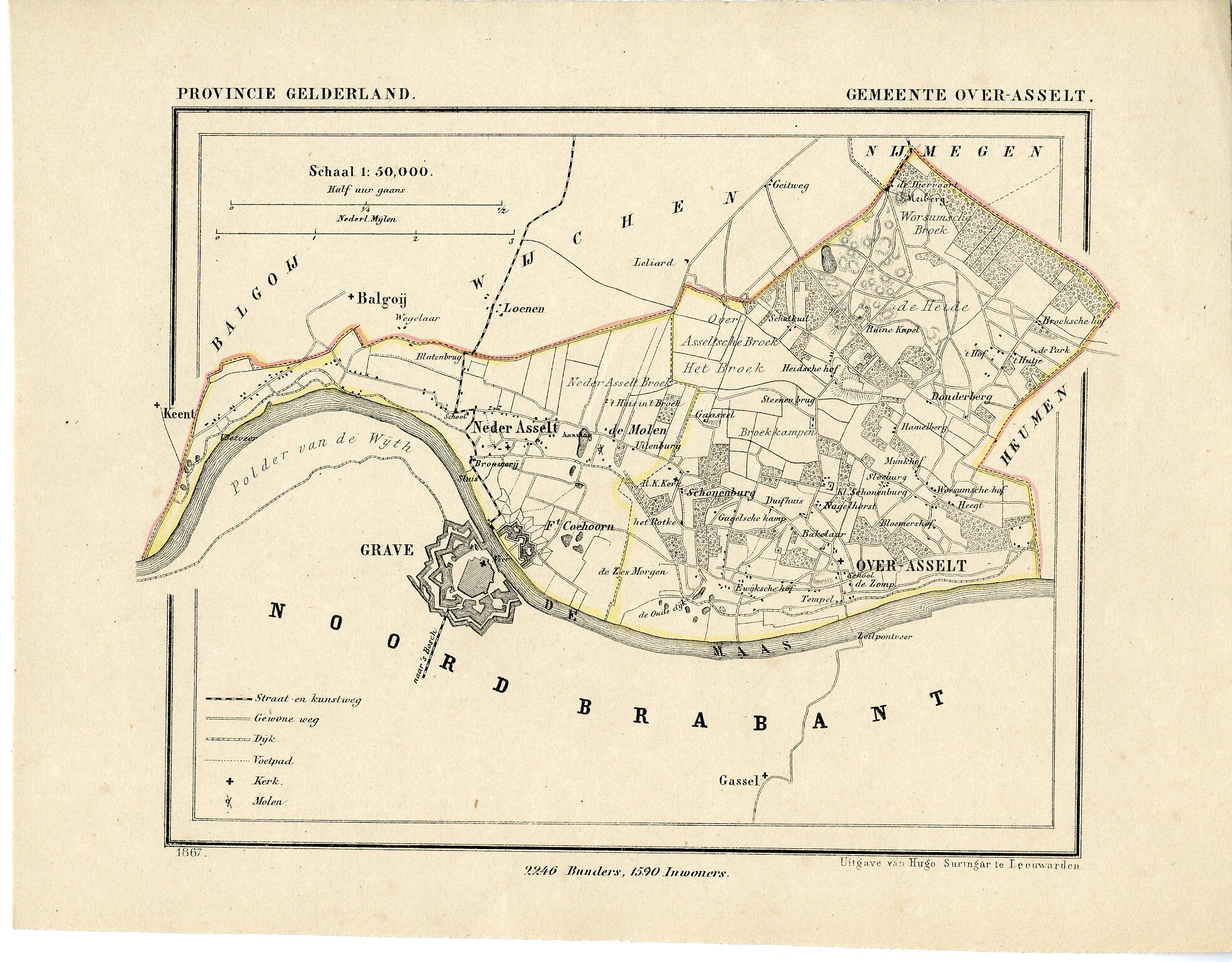 , Kuyper city plans – The Netherlands – 2, Pictura Antique Prints