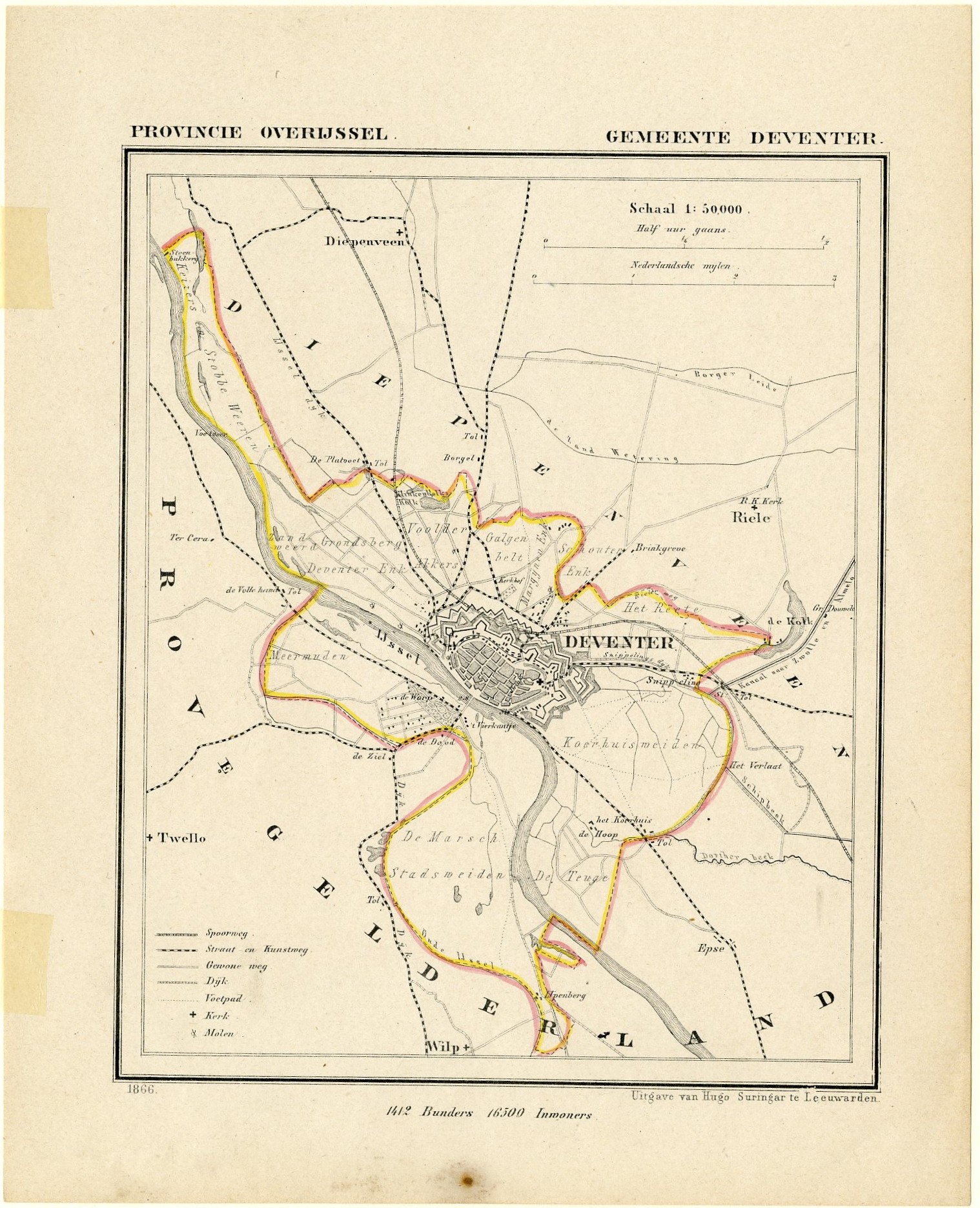 , Kuyper city plans – The Netherlands – 2, Pictura Antique Prints