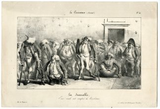 Antique Print-LES-INCURABLES-CARICATURE-RAFFET-POLITICAL-SATIRE-Raffet-1831