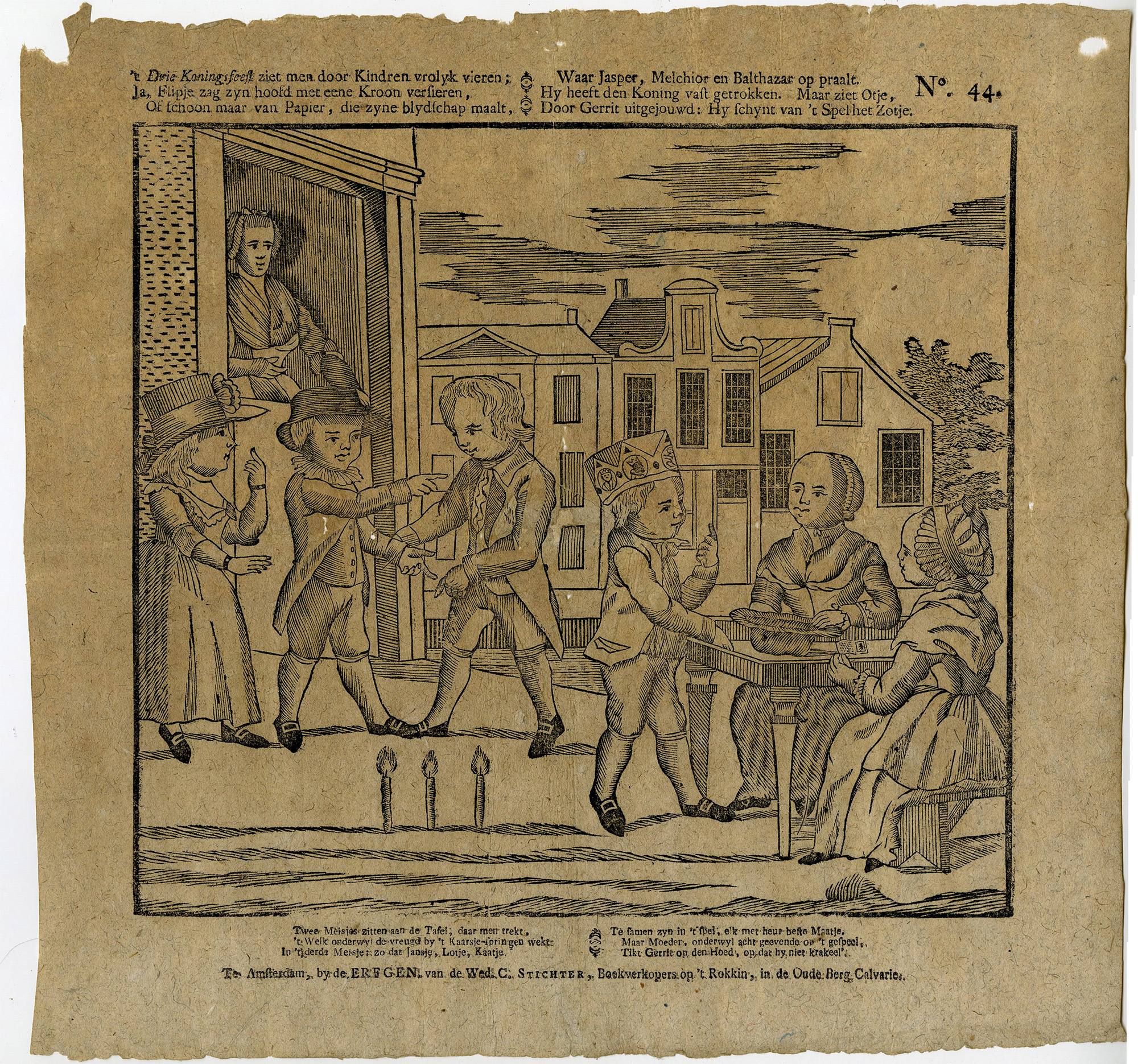 Pictura 13654 416x389 Antique Print-CHILDREN-EPIPHANY-DUTCH-FOLK-SCENE-Stichter-c.1714-1813