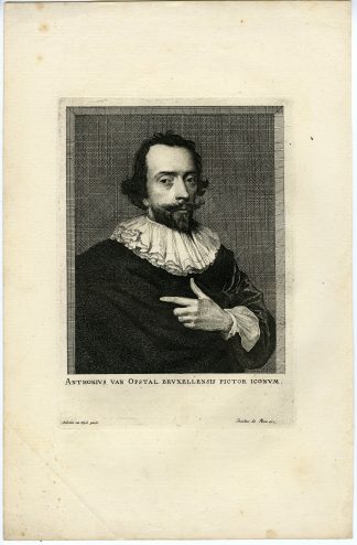 Antique Master Print-ANTOON-VAN-OPSTAL-PORTRAIT-Van Helt-Van Dyck-1640–1645