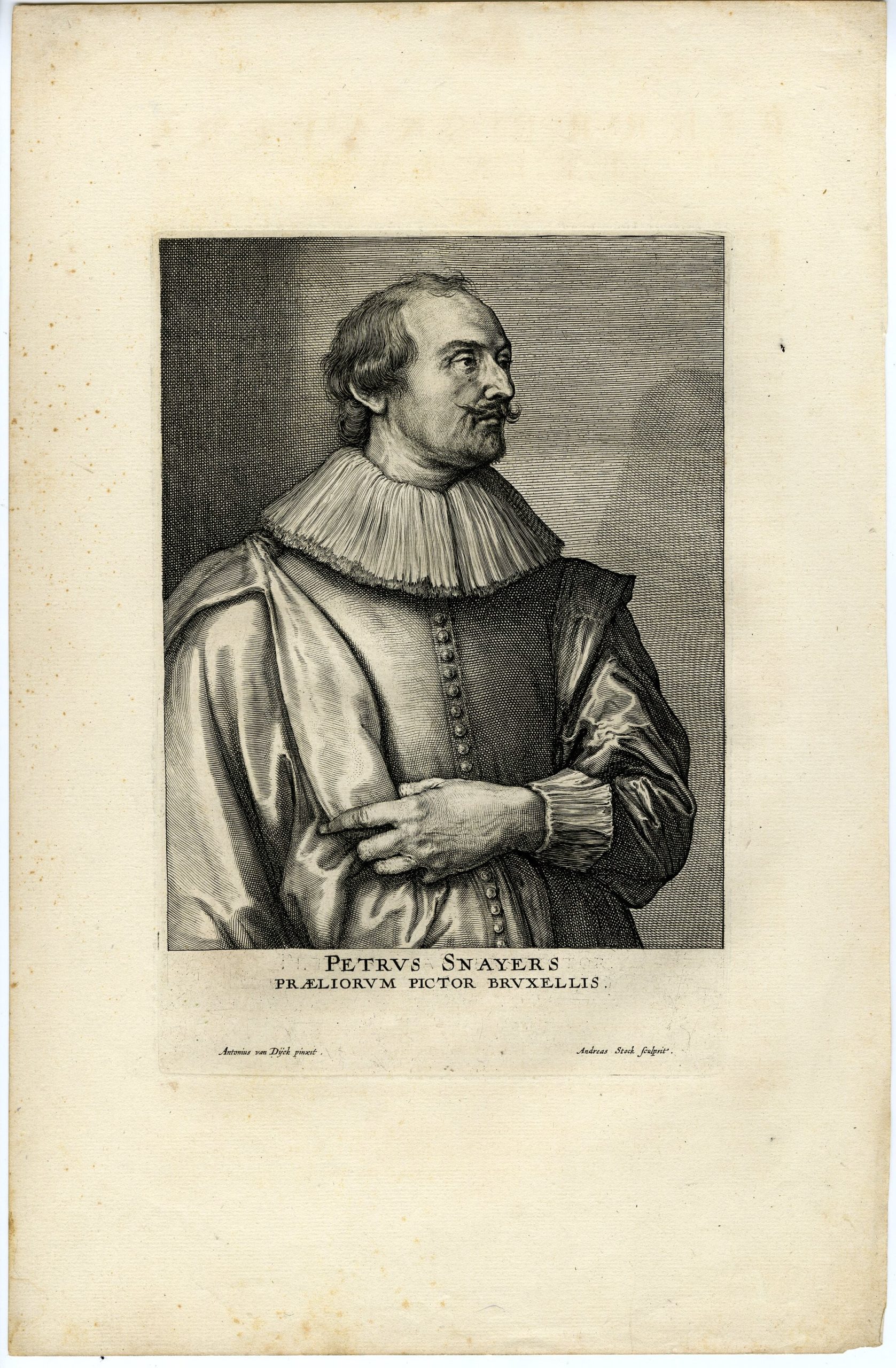 Pictura 13672 416x635 Antique Master Print-PIETER-SNAYERS-PORTRAIT-Stock-Van Dyck-1630–1645
