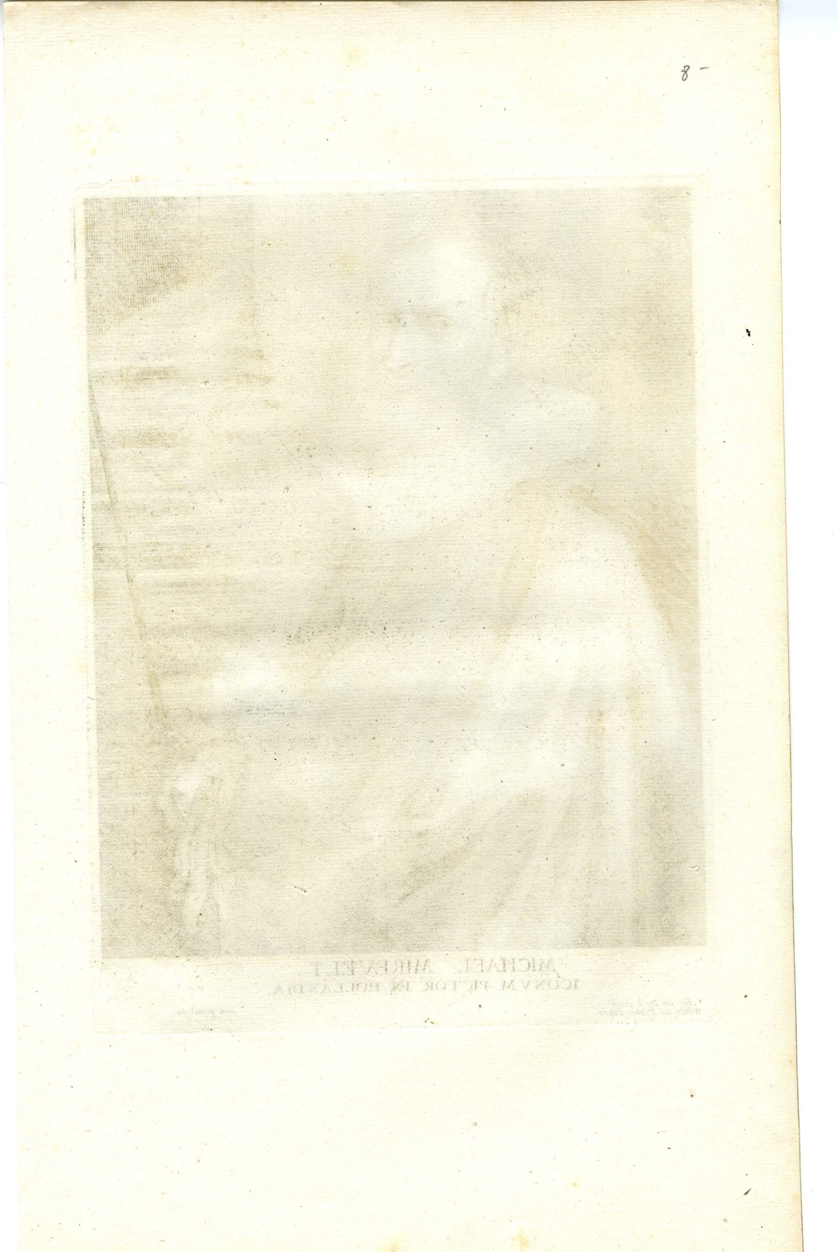Pictura 13679 416x622 Antique Master Print-MICHIEL VAN MIEREVELT-PORTRAIT-Delff-Van Dyck-ca. 1626–1641 - Image 2