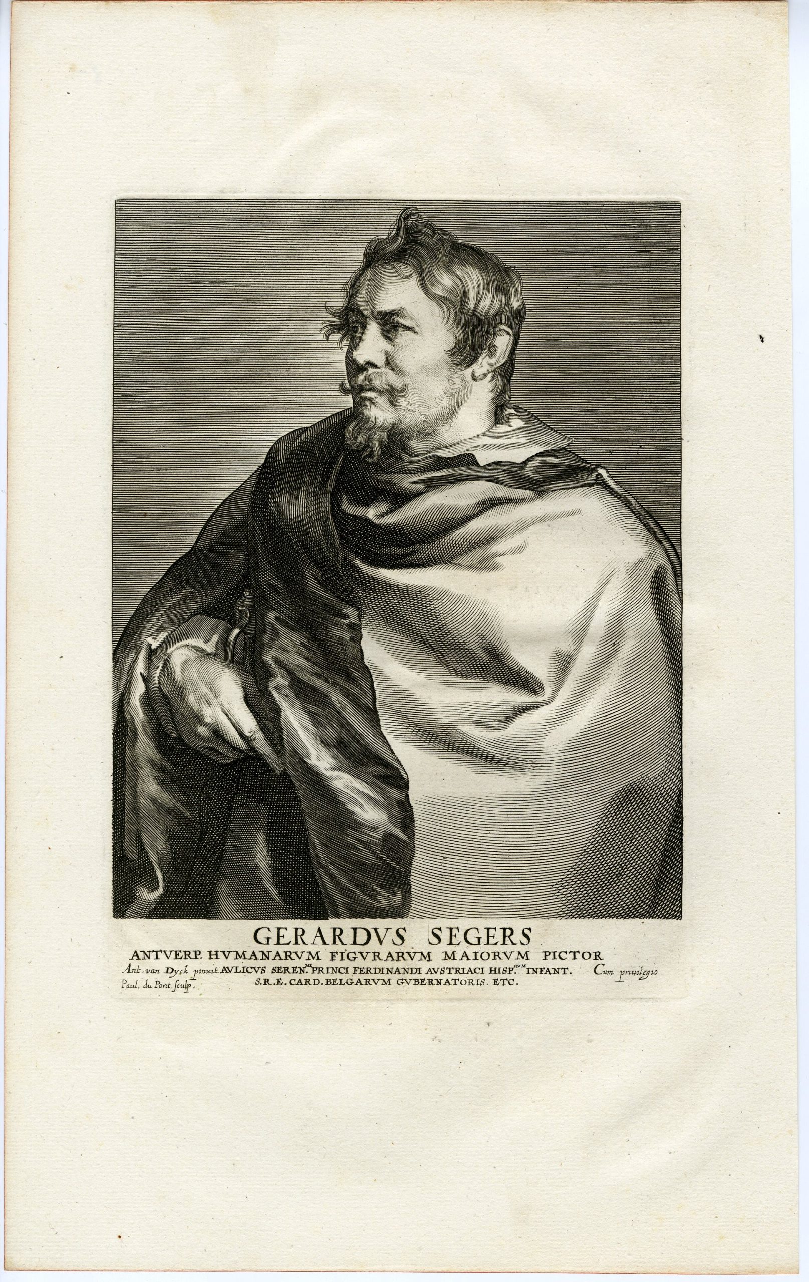 Pictura 13680 416x659 Antique Master Print-GERARD-SEGHERS-PORTRAIT-Pontius-Van Dyck-1632-1645