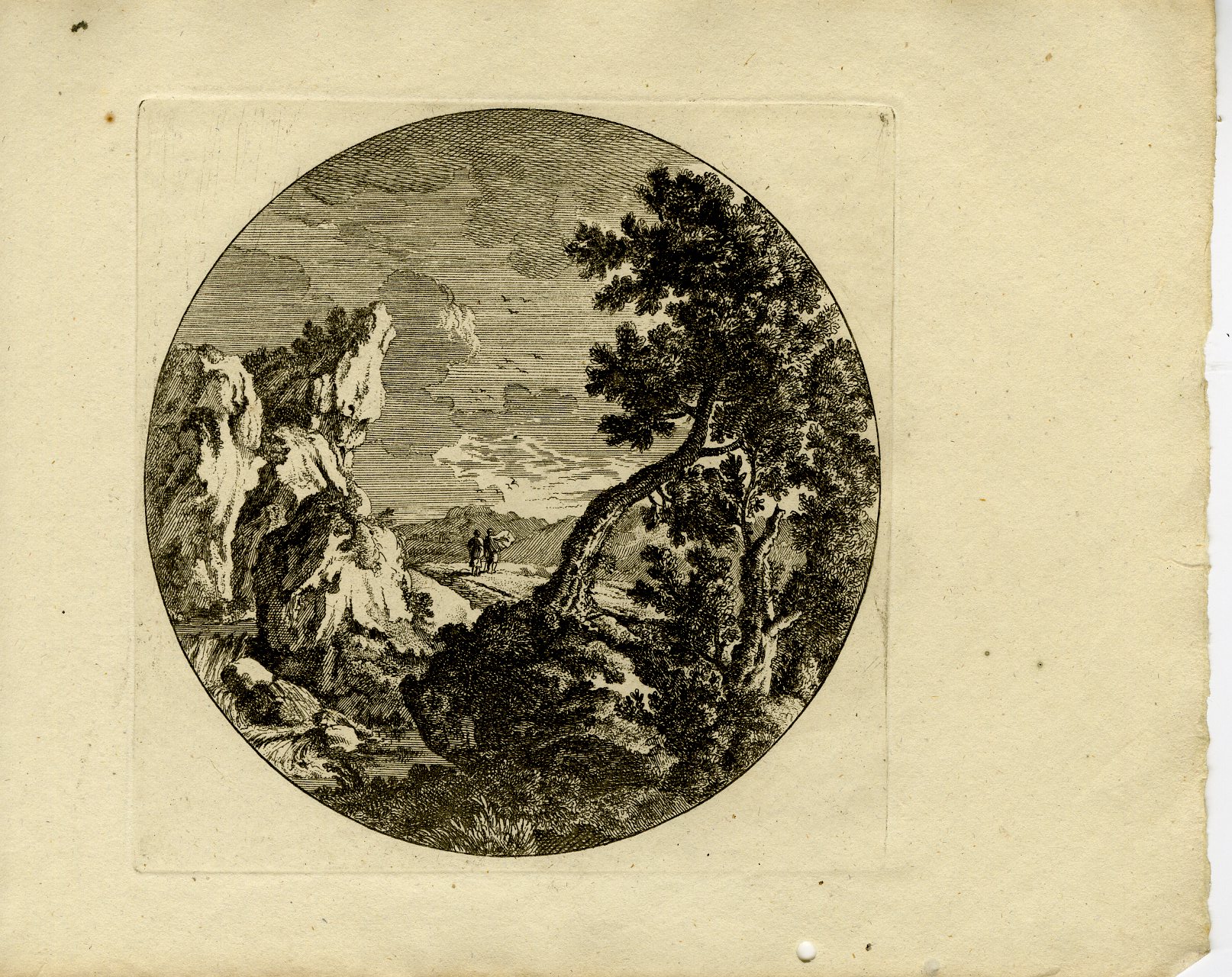 Pictura 13774 416x330 Antique Master Print-MOUNTAINOUS-LANDSCAPE-WITH-ROCKS-Danckerts I-Perelle-1810