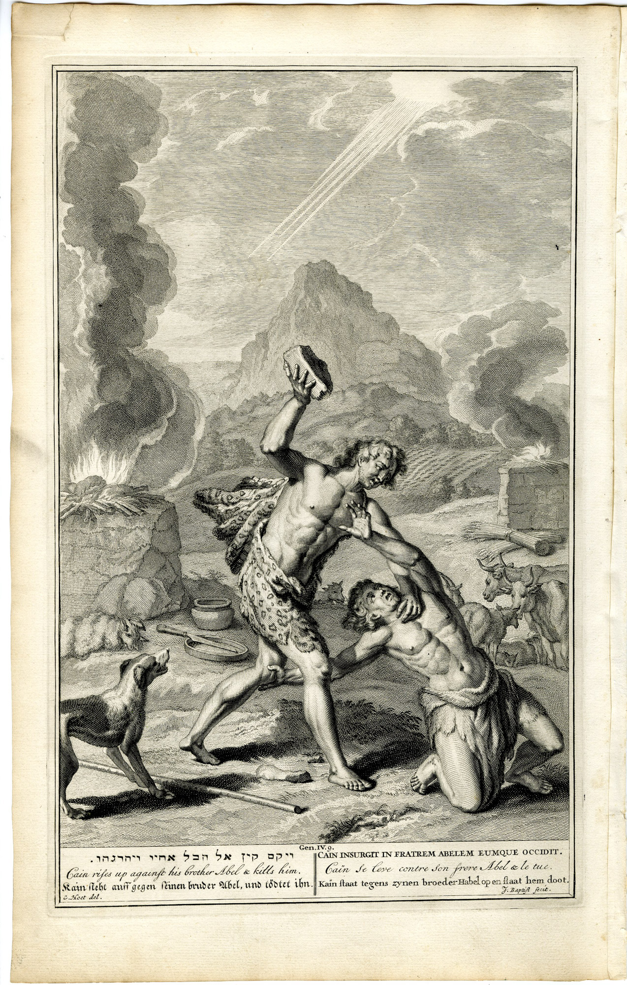 Pictura 14187 416x653 Antique Print-BIBLE-GENESIS-CAIN AND ABEL-Baptist-de Hondt-1728