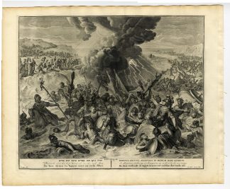 Antique Print-BIBLE-EXODUS-RED SEA-PHARAOH-EGYPT-DROWNING-Gouwen-de Hondt-1728