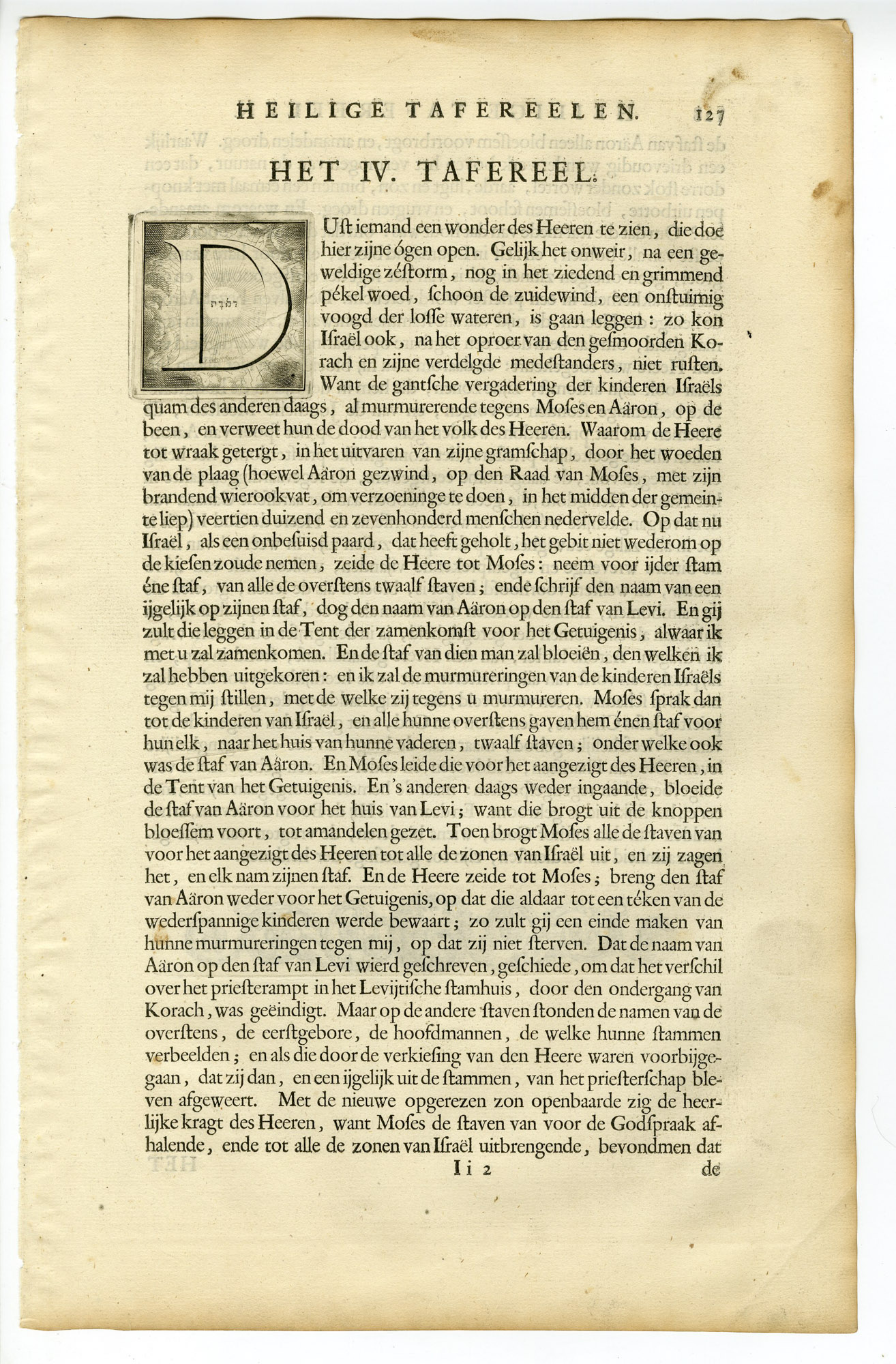 Pictura 14424 416x633 Antique Print-NUMBERS-AARON'S ROD BUDDING-ALMONDS-DIVINITY-Huyberts-Hondt-1728 - Image 2