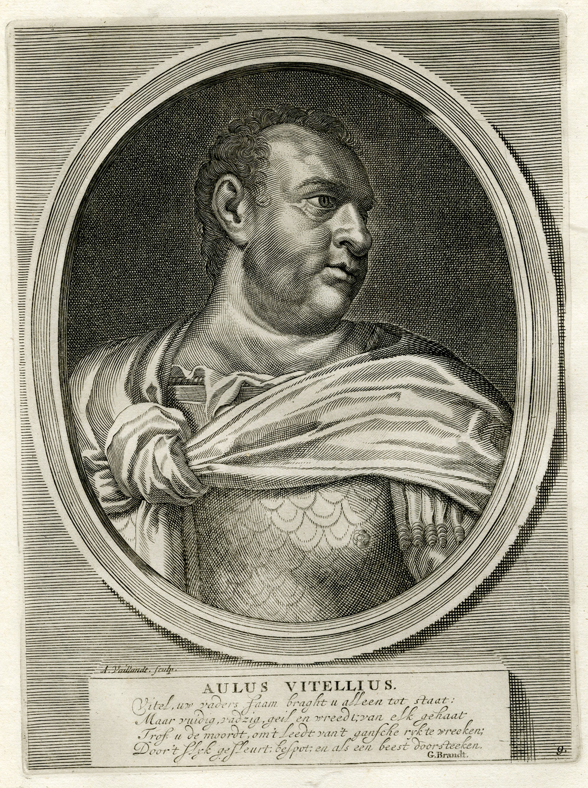 Pco 12291 416x557 Antique Print-AULUS VITELLIUS-ROMAN EMPEROR-Vaillant-Tacitus-Hooft-1704