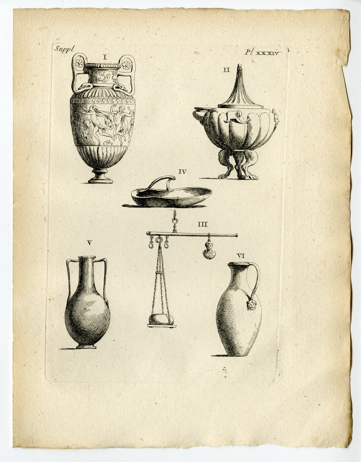 Pcom 1311 416x532 Catalogue-Receuil d'antiquités-part 7-Comte de Caylus-1767 - Image 70