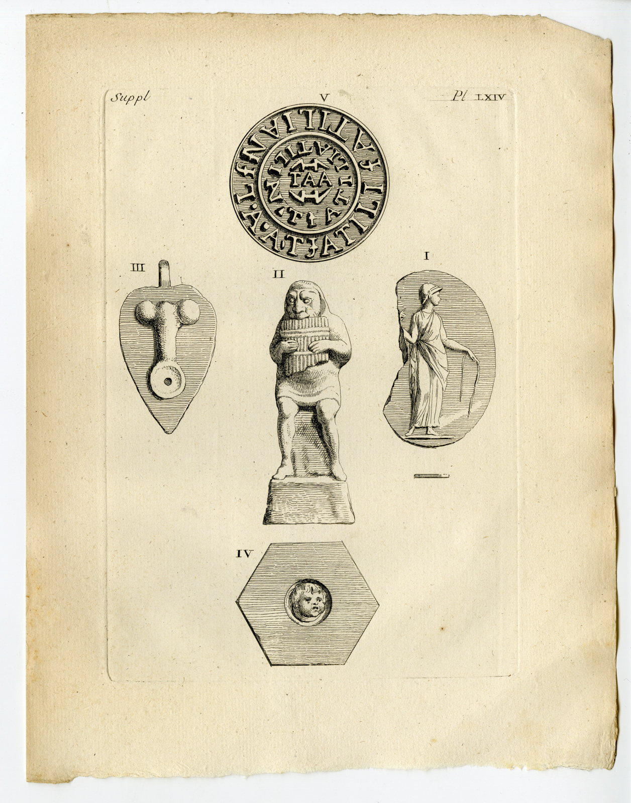 Pcom 1373 416x530 Catalogue-Receuil d'antiquités-part 7-Comte de Caylus-1767 - Image 132