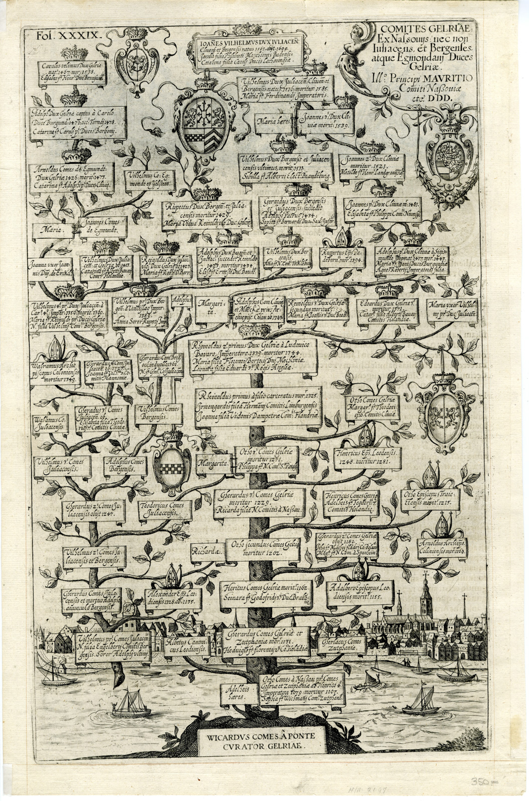 Pictura 08794 416x630 Antique Print-COMITES GELRIAE-GELDERN-ARNHEM-NETHERLANDS-Albizzi-1608