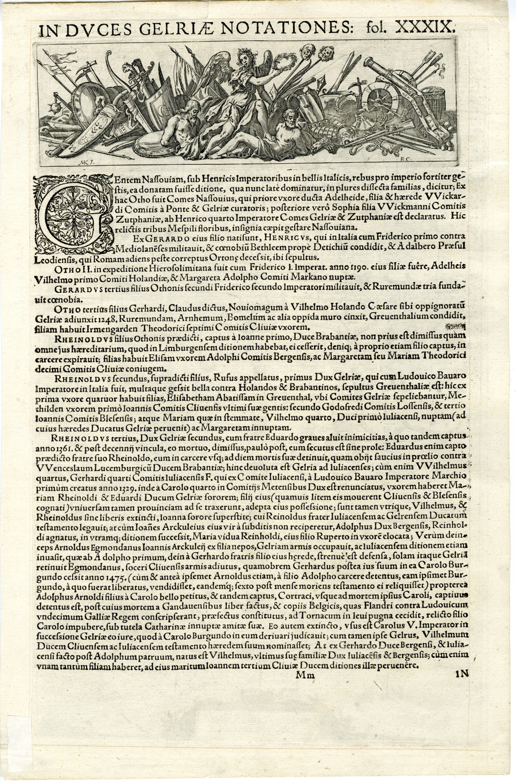 Pictura 08795 416x630 Antique Print-COMITES GELRIAE-GELDERN-ARNHEM-NETHERLANDS-Albizzi-1608 - Image 2