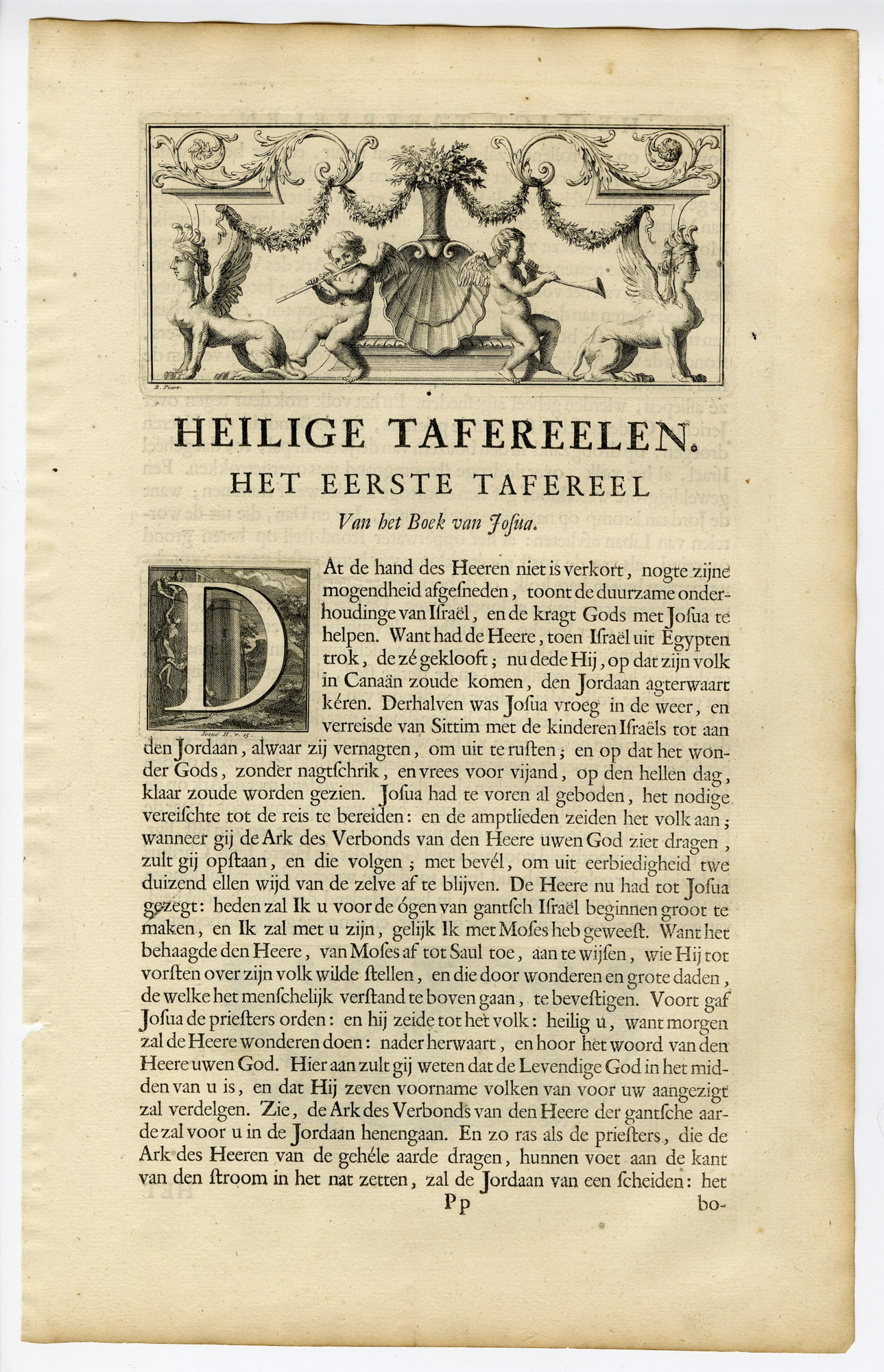 Pictura 14447 416x645 Antique Print-BIBLE-JOSHUA-PASSING THE JORDAN RIVER-JEWS-Huyberts-de Hondt-1728 - Image 3