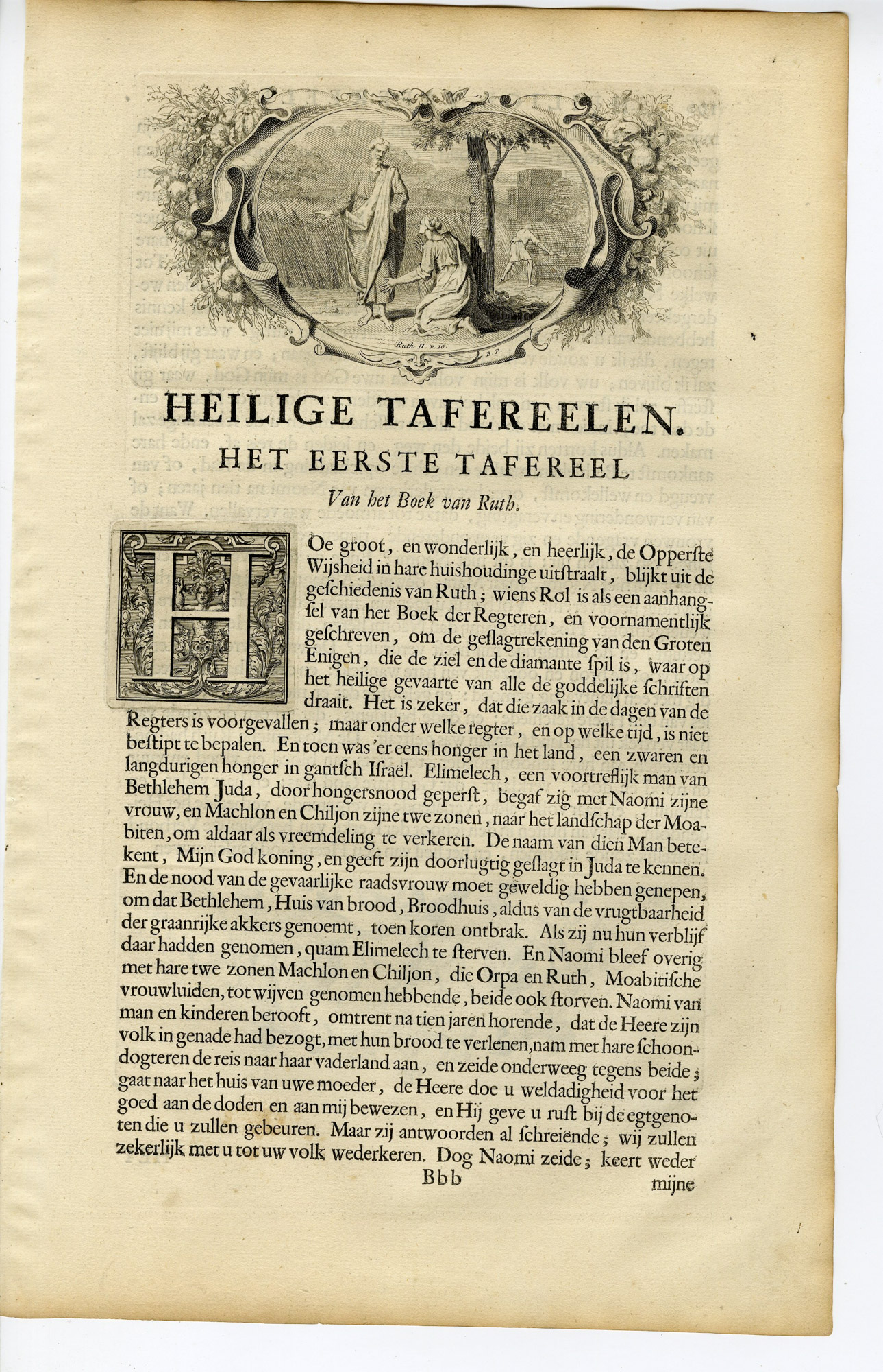 Pictura 14490 416x645 Antique Print-BIBLE-RUTH-NAOMI-MOTHER IN LAW-de Blois-de Hondt-1728 - Image 2