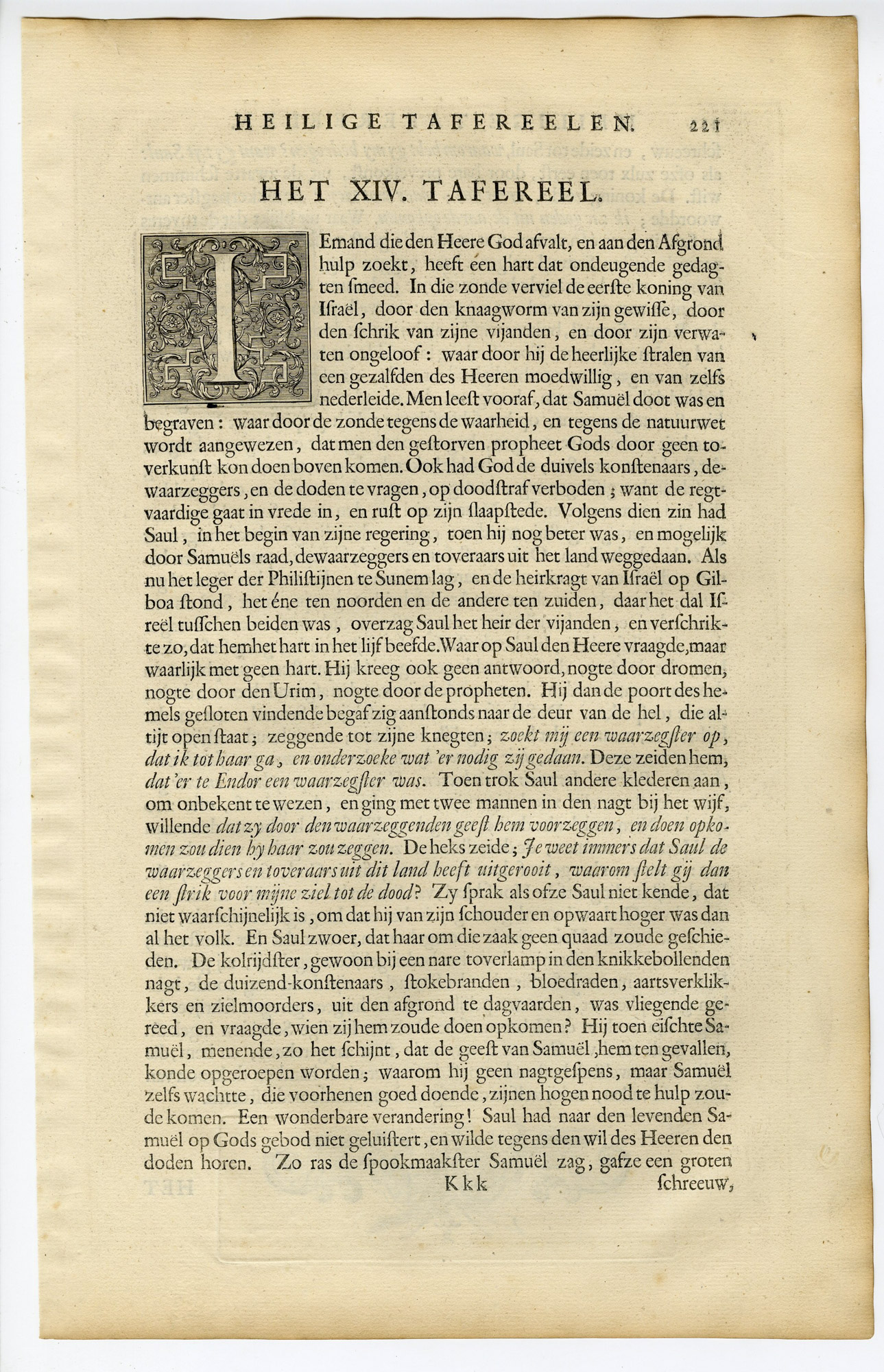 Pictura 14524 416x645 Antique Print-SAMUEL-KING SAUL-WITCH OF ENDOR-PROPHET-Fonbonne-de Hondt-1728 - Image 2