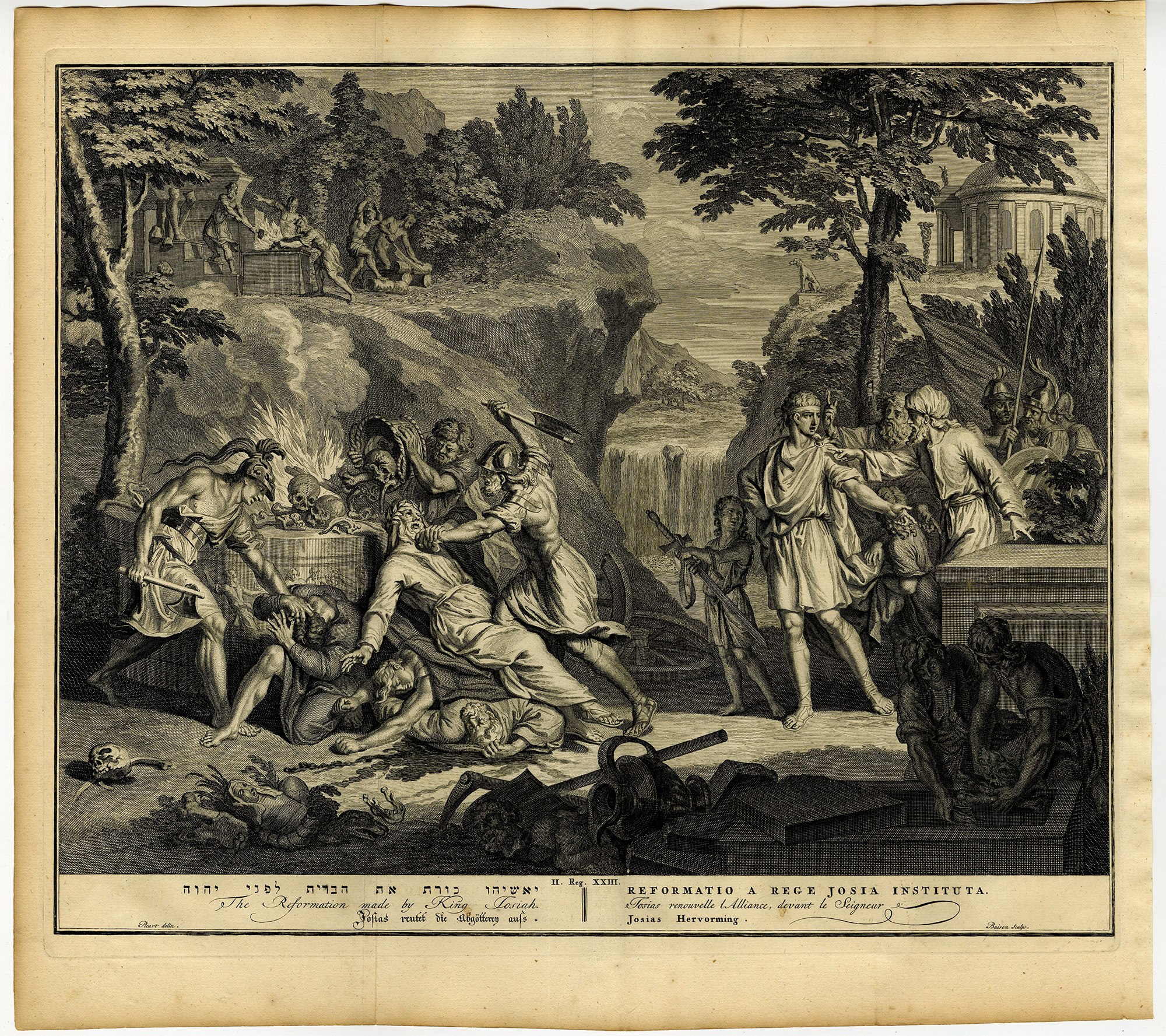Pictura 14551 416x370 Antique Print-BIBLE-KINGS-KING JOSIAH-REFORMATION-IDOLS-van Buysen-de Hondt-1728