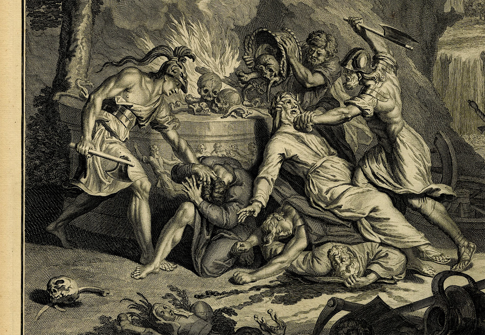 Pictura 14552 416x287 Antique Print-BIBLE-KINGS-KING JOSIAH-REFORMATION-IDOLS-van Buysen-de Hondt-1728 - Image 2