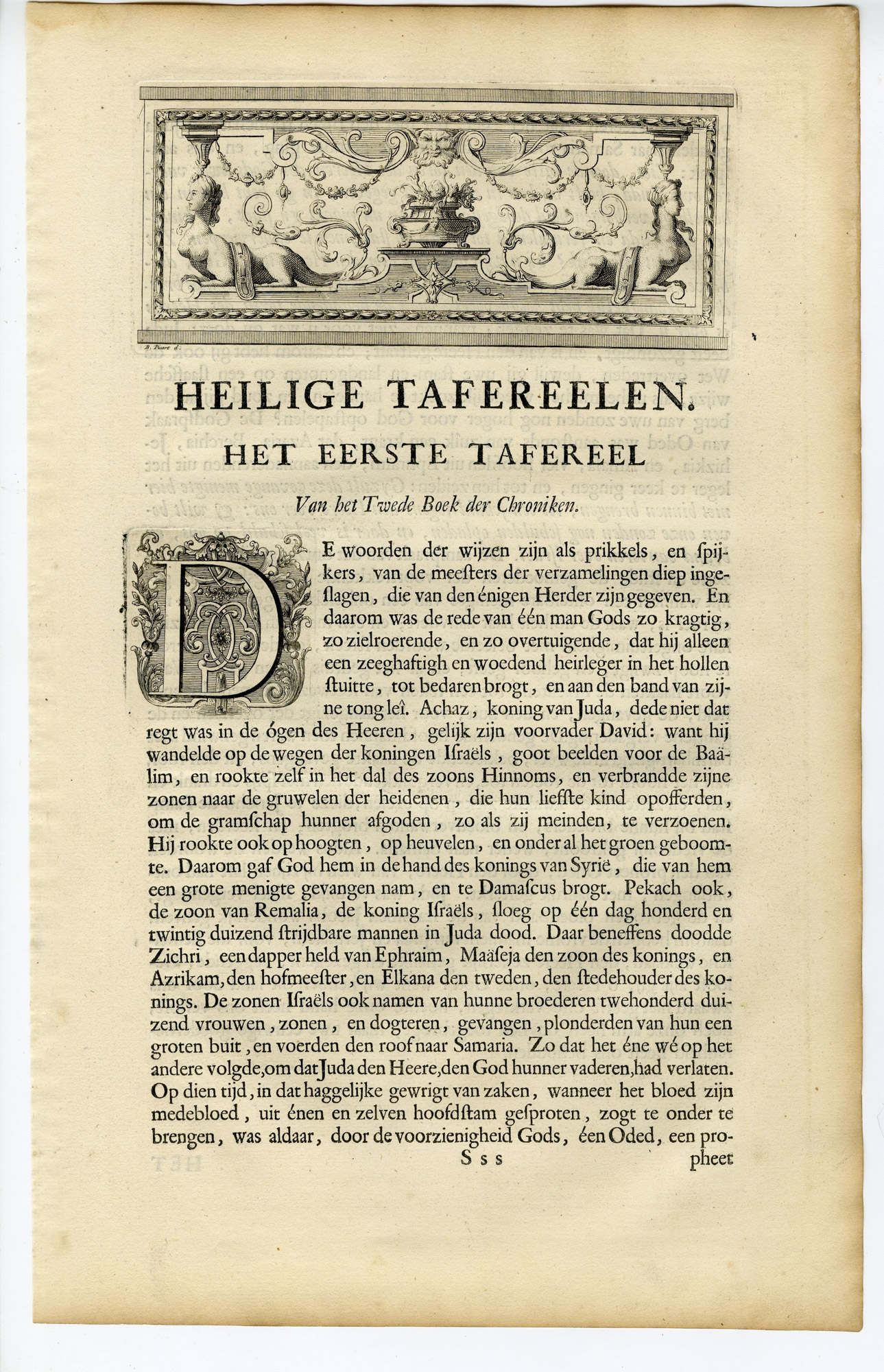 Pictura 14559 416x645 Antique Print-BIBLE-ODED-PROPHET-CAPTIVES-RELEASE-Beauvais-de Hondt-1728 - Image 2