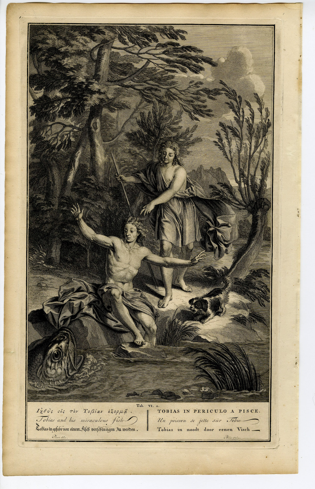 Pictura 14583 416x645 Antique Print-TOBIAS-GIANT FISH-DOG-ARCHANGEL RAPHAEL-de Blois-de Hondt-1728