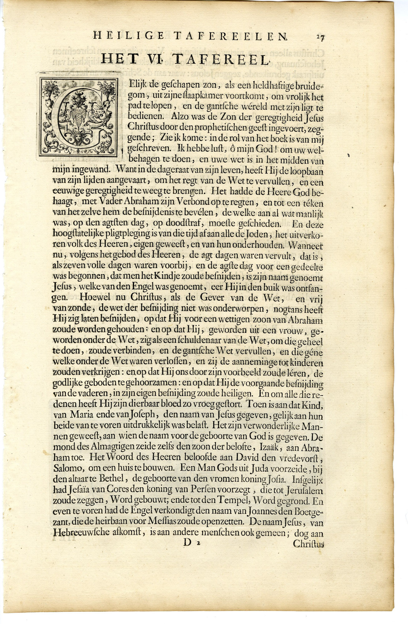 Pictura 14615 416x637 Antique Print-BIBLE-LUKE-JESUS CHRIST-CIRCUMCISION-de Broen-de Hondt-1728 - Image 2