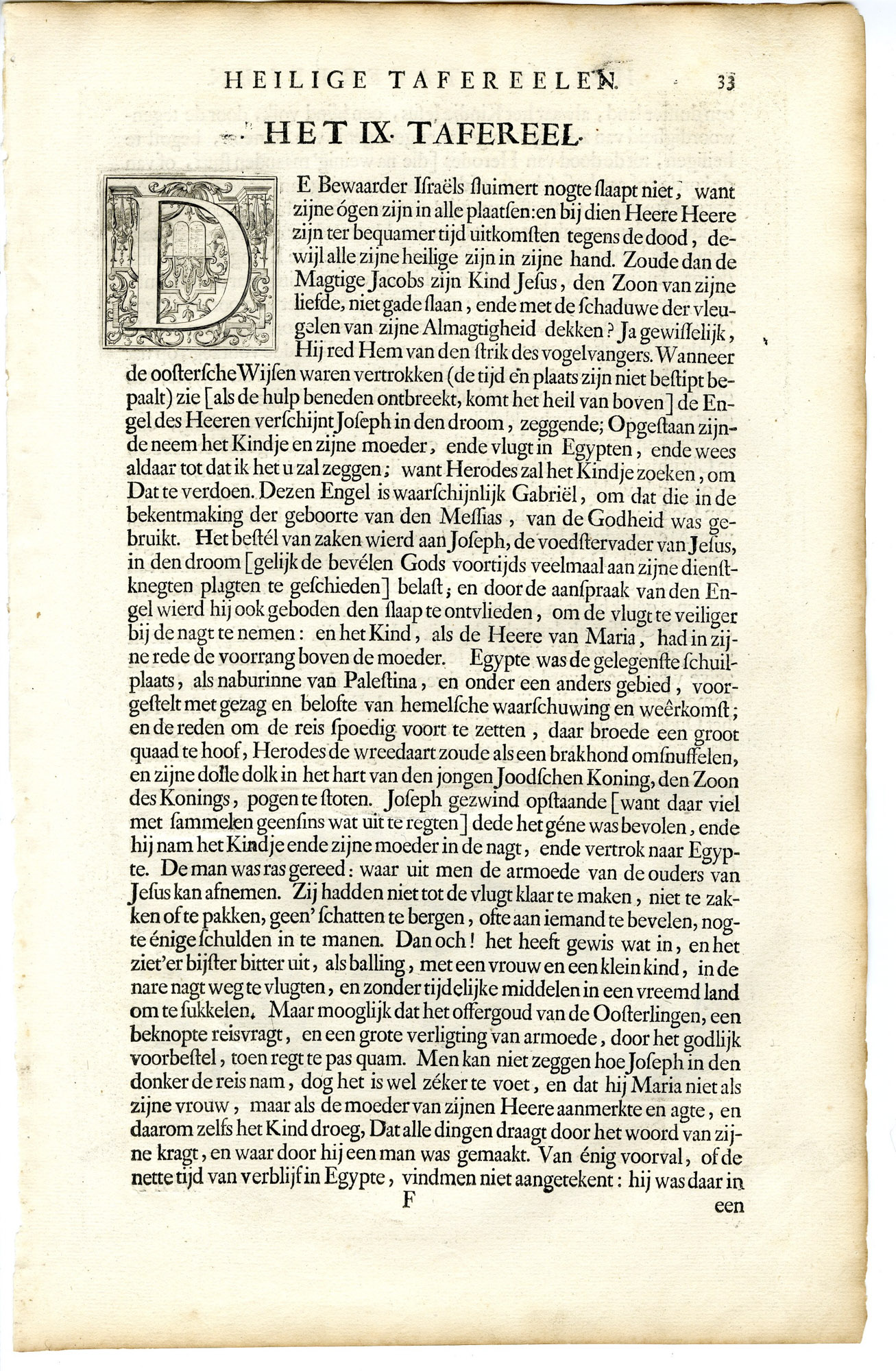 Pictura 14621 416x637 Antique Print-BIBLE-MATTHEW-JESUS CHRIST-ESCAPE INTO EGYPT-de Hondt-1728 - Image 2