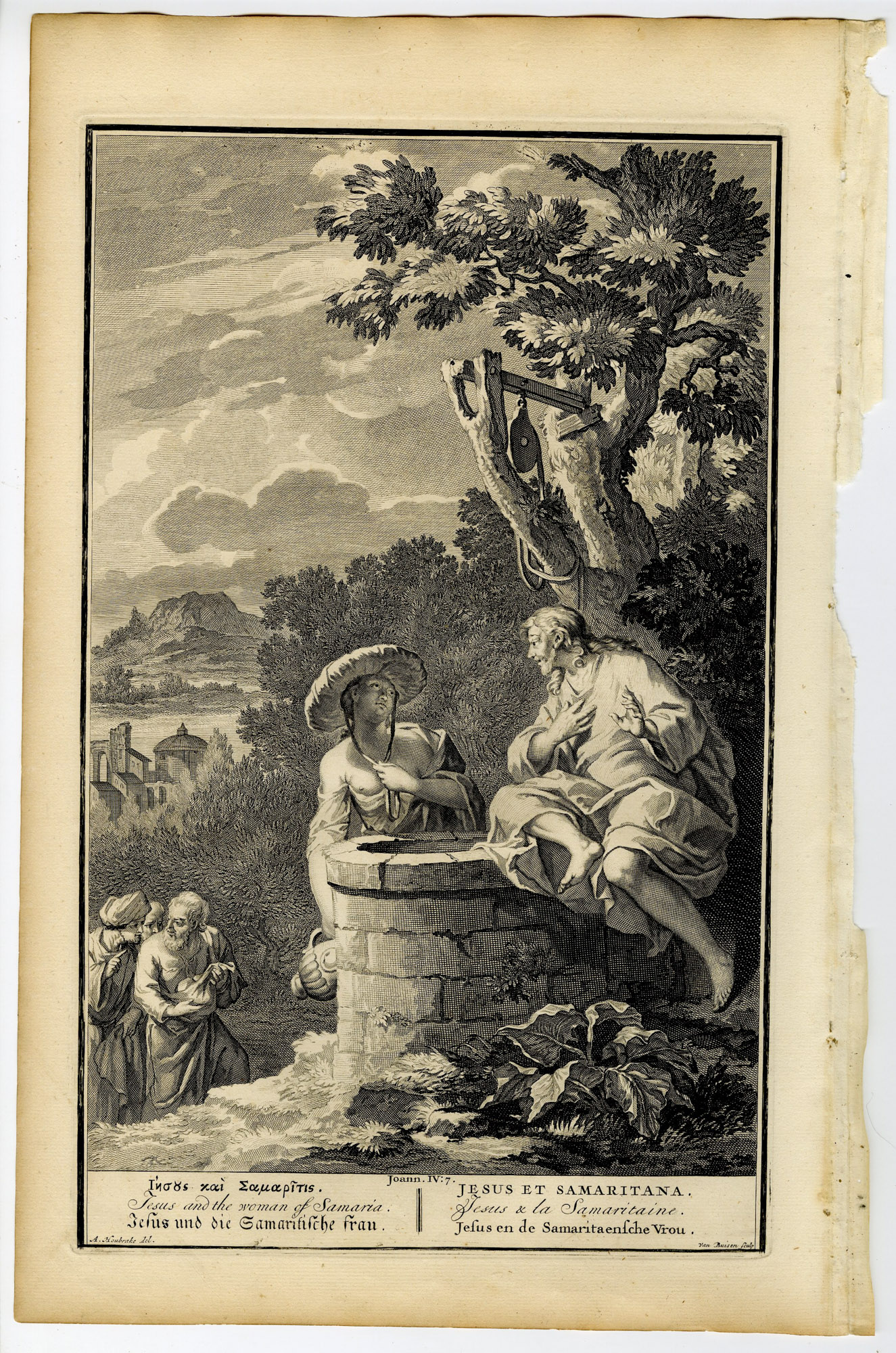 Pictura 14645 416x628 Antique Print-BIBLE-JESUS-WOMAN-SAMARIA-JACOB'S WELL-van Buysen-de Hondt-1728