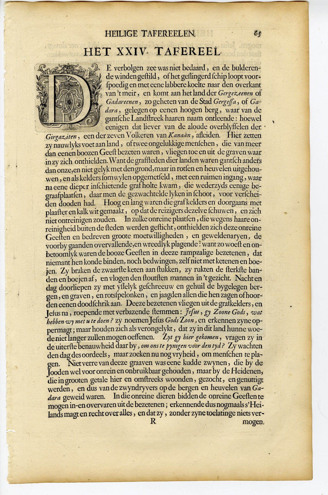 Pictura 14654 416x628 Antique Print-BIBLE-JESUS-HEALING-DEVIL-POSSESSED MEN-de Broen-de Hondt-1728 - Image 2