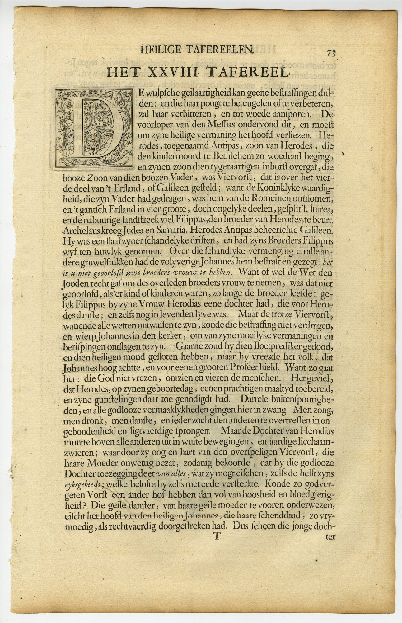 Pictura 14663 416x644 Antique Print-BIBLE-KING HEROD-HEAD OF JOHN THE BAPTIST-Pool-de Hondt-1728 - Image 3