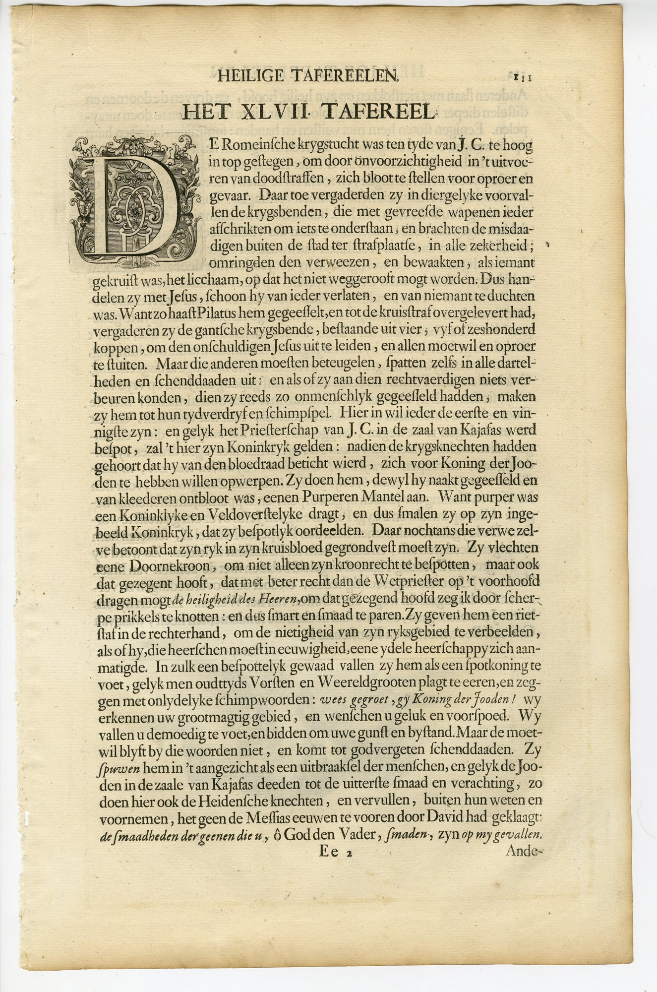 Pictura 14704 416x628 Antique Print-BIBLE-MATTHEW-JESUS MOCKED BY ROMAN SOLDIERS-Folkema-de Hondt-1728 - Image 2