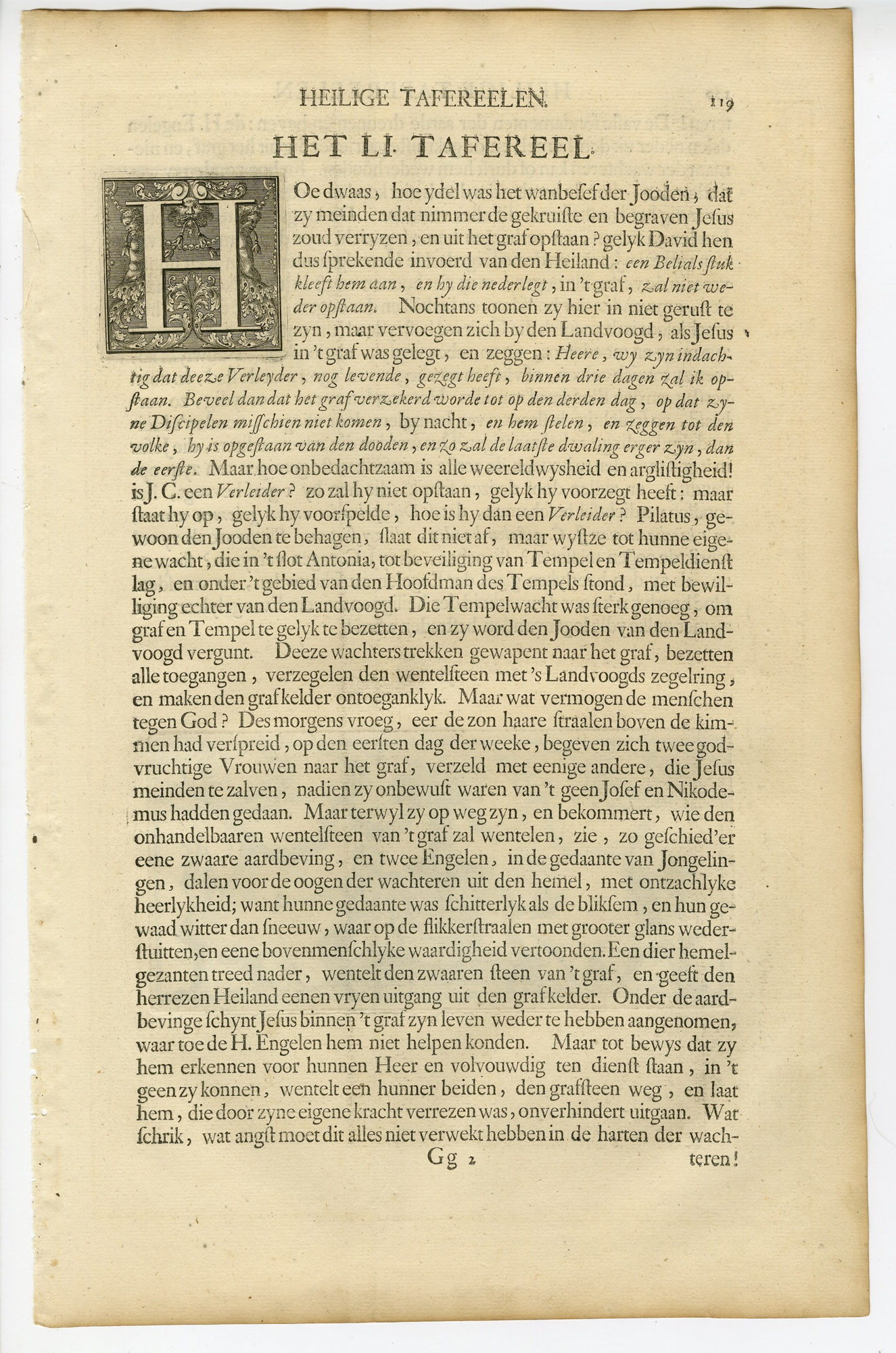 Pictura 14716 416x628 Antique Print-BIBLE-JESUS CHRIST-RESURRECTION-ANGEL-de Broen-de Hondt-1728 - Image 2