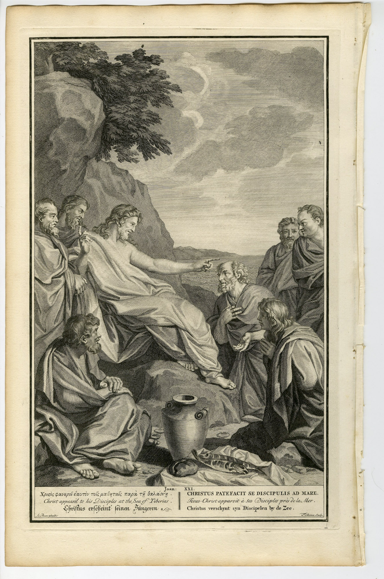 Pictura 14725 416x628 Antique Print-BIBLE-CHRIST-DISCIPLES-SEA GALILEE-TIBERIAS-Folkema-de Hondt-1728