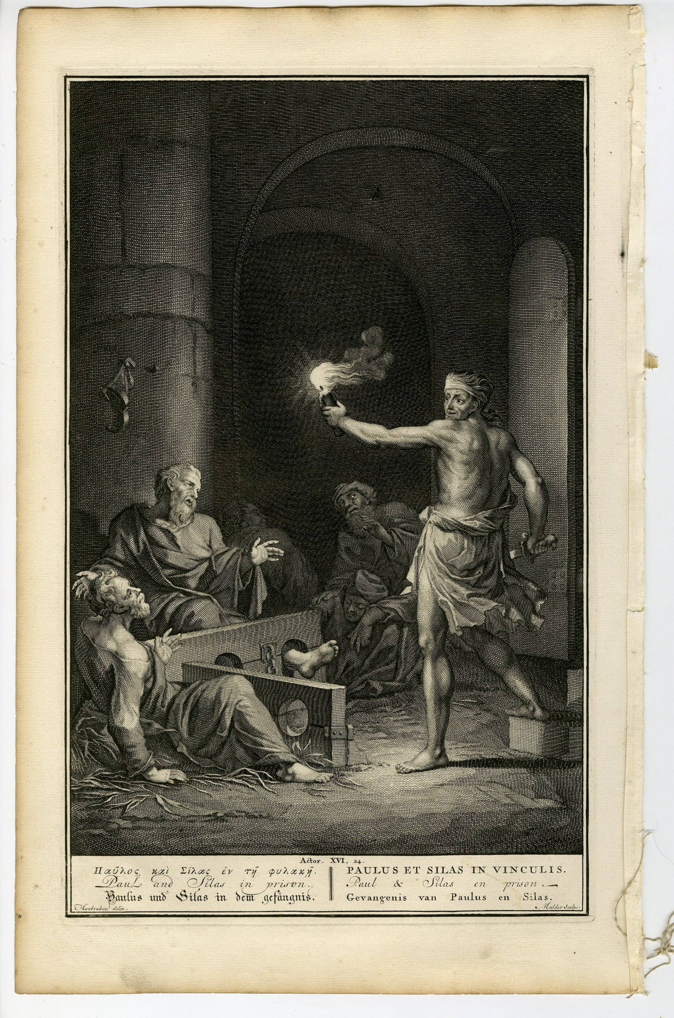 Pictura 14740 416x628 Antique Print-BIBLE-ACTS-PAUL AND SILAS IN PRISON-Mulder-de Hondt-1728