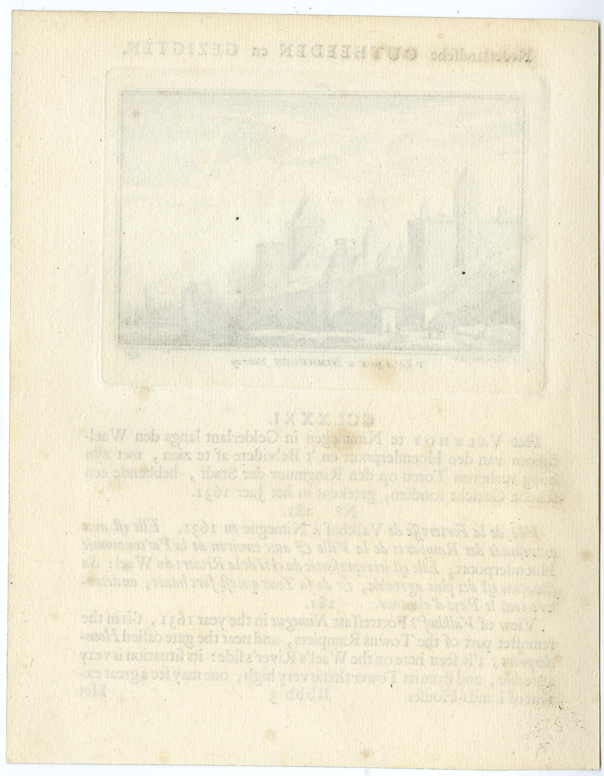 Pictura 14766 416x534 Antique Print-NIJMEGEN-VALKHOF CASTLE-NETHERLANDS-Rademaker-1693 - Image 2