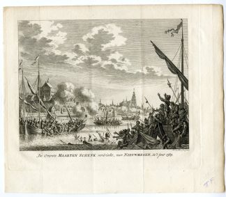 Antique Print-NIJMEGEN-SCHENCK-FAILED ATTACK-NETHERLANDS-van der Meer-1750