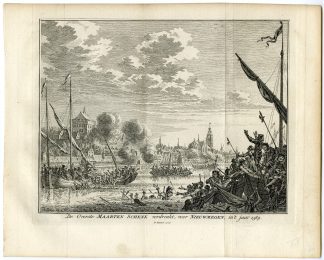Antique Print-NIJMEGEN-SCHENCK-FAILED ATTACK-NETHERLANDS-Fokke-Tirion-1750