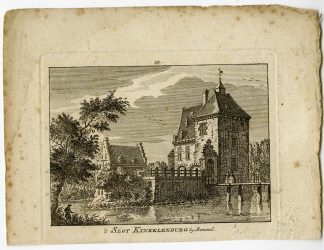 Antique Print-BEMMEL-CASTLE-KINKELENBURG-NETHERLANDS-Spilman-de Beijer-1746