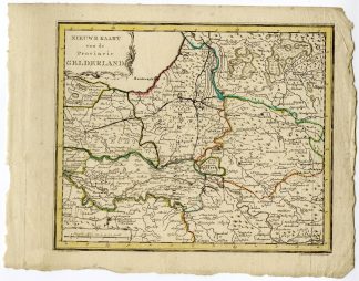 Antique Map-GELDERLAND-MAP-NETHERLANDS-Klockhoff-Roeder-1792