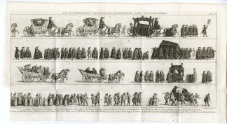 Antique Print-FUNERAL PROCESSIONS-HORSE-NETHERLANDS-Fokke-Berkhey-c. 1770