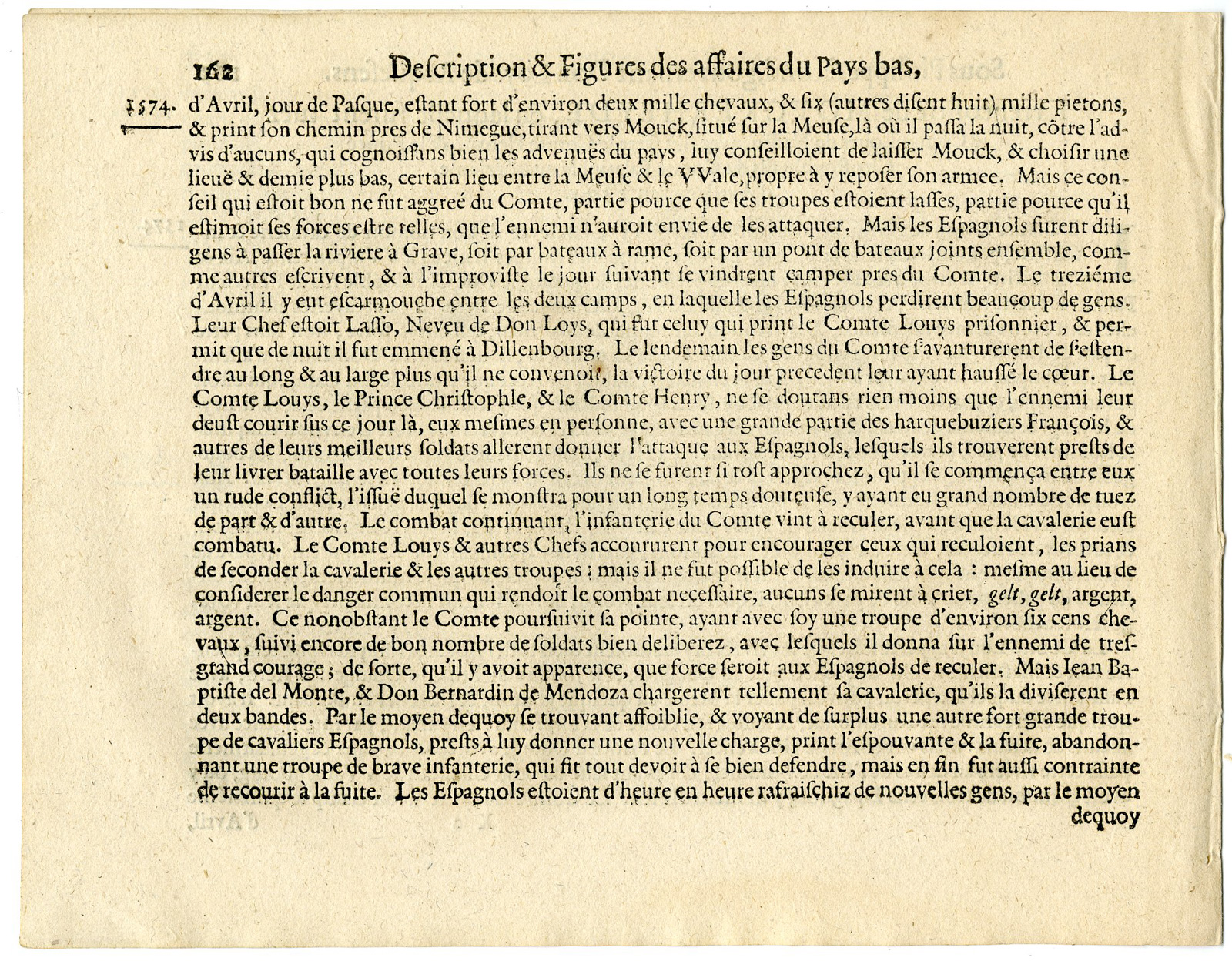 Pictura 14841 416x324 Antique Print-BATTLE OF MOOKERHEIDE-NETHERLANDS-Baudartius-1616 - Image 2