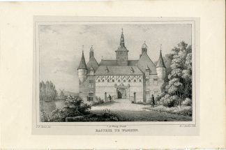 Antique Print-NIJMEGEN-WIJCHEN-CASTLE-NETHERLANDS-Backer-Christ-van der Aa-1846